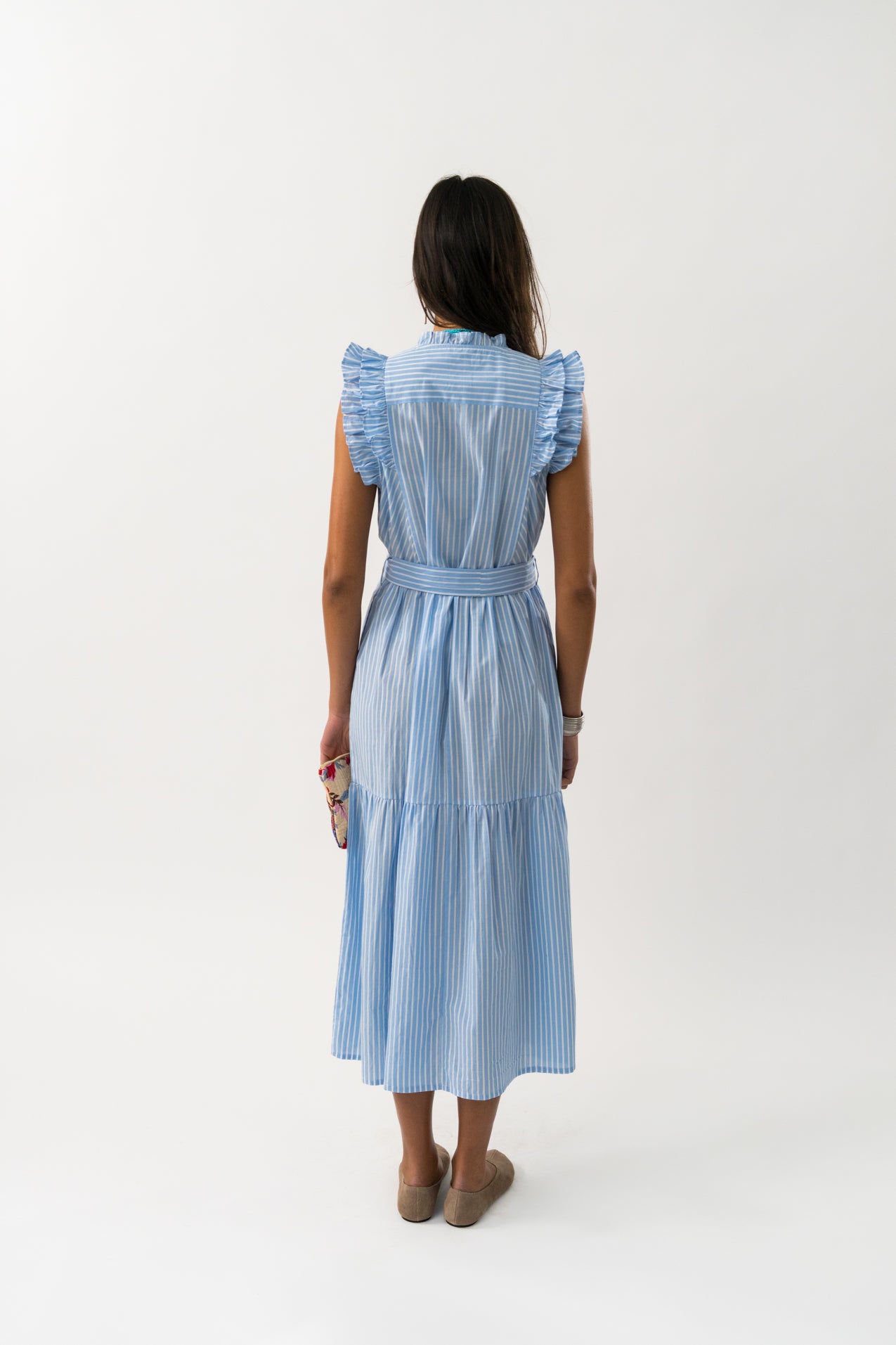 Lollys Laundry HarrietLL Maxi Dress SL Dress 80 Stripe