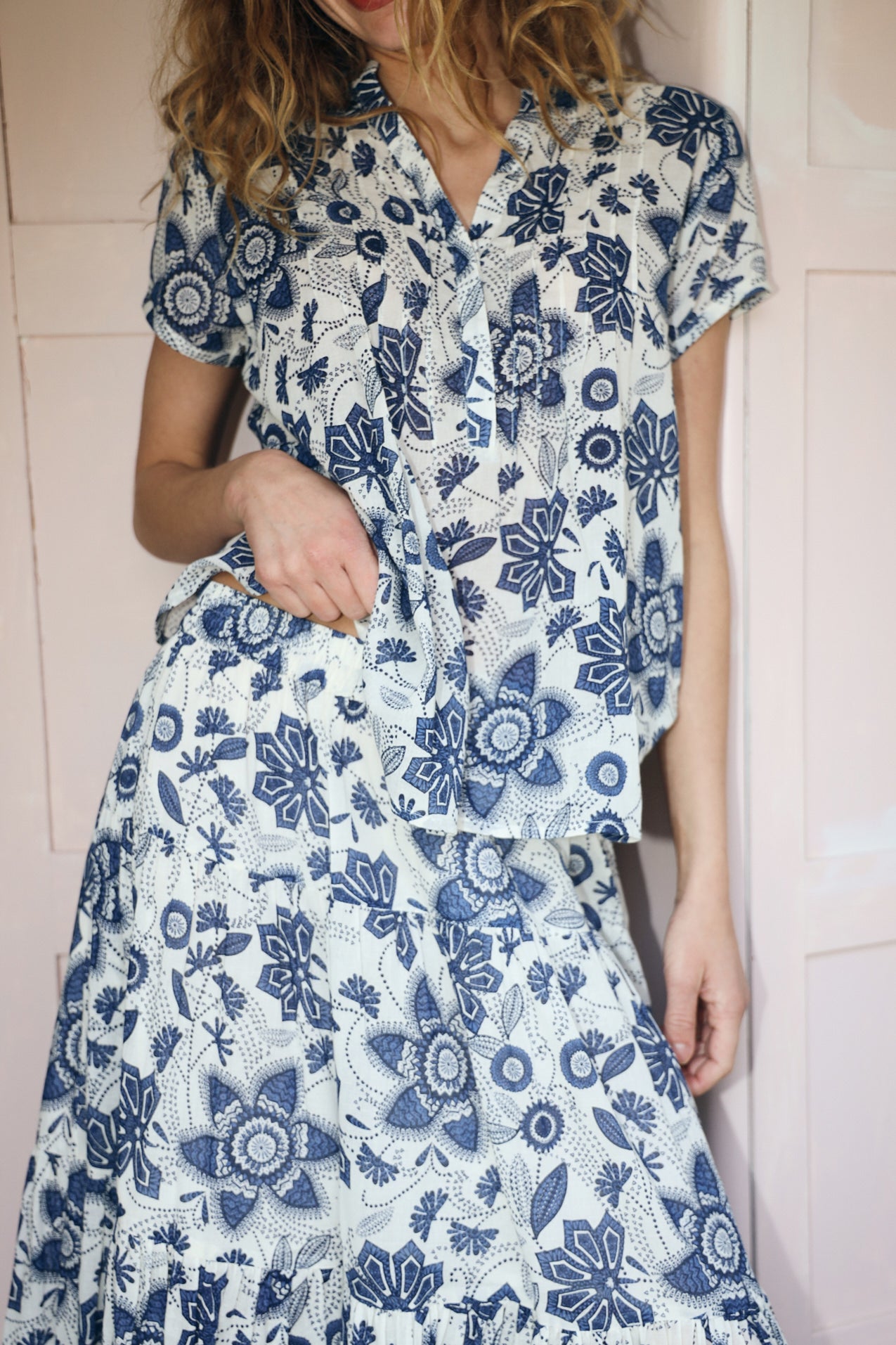 HeatherLL Blouse - Blue