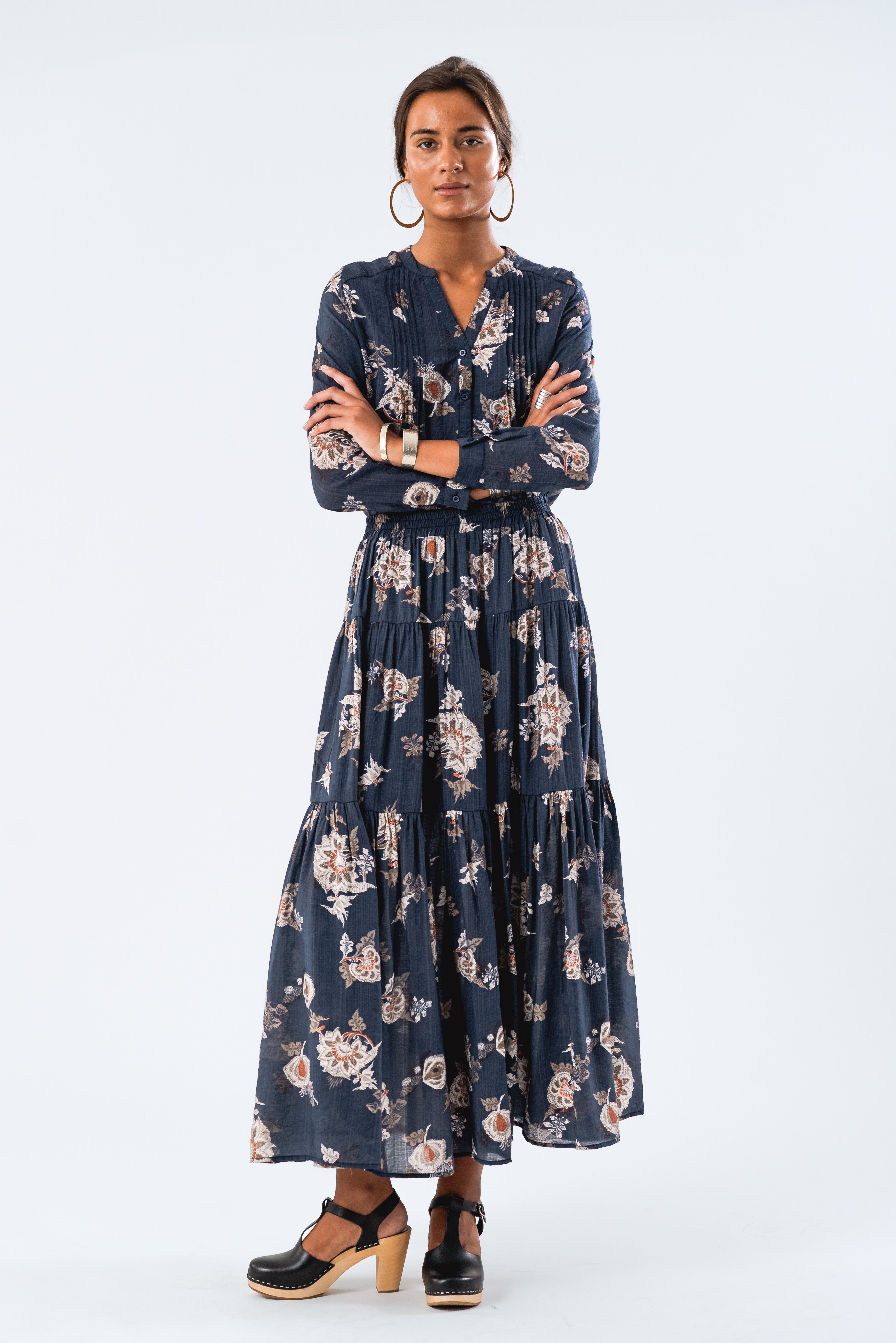 HelenaLL Shirt LS - Dark Blue