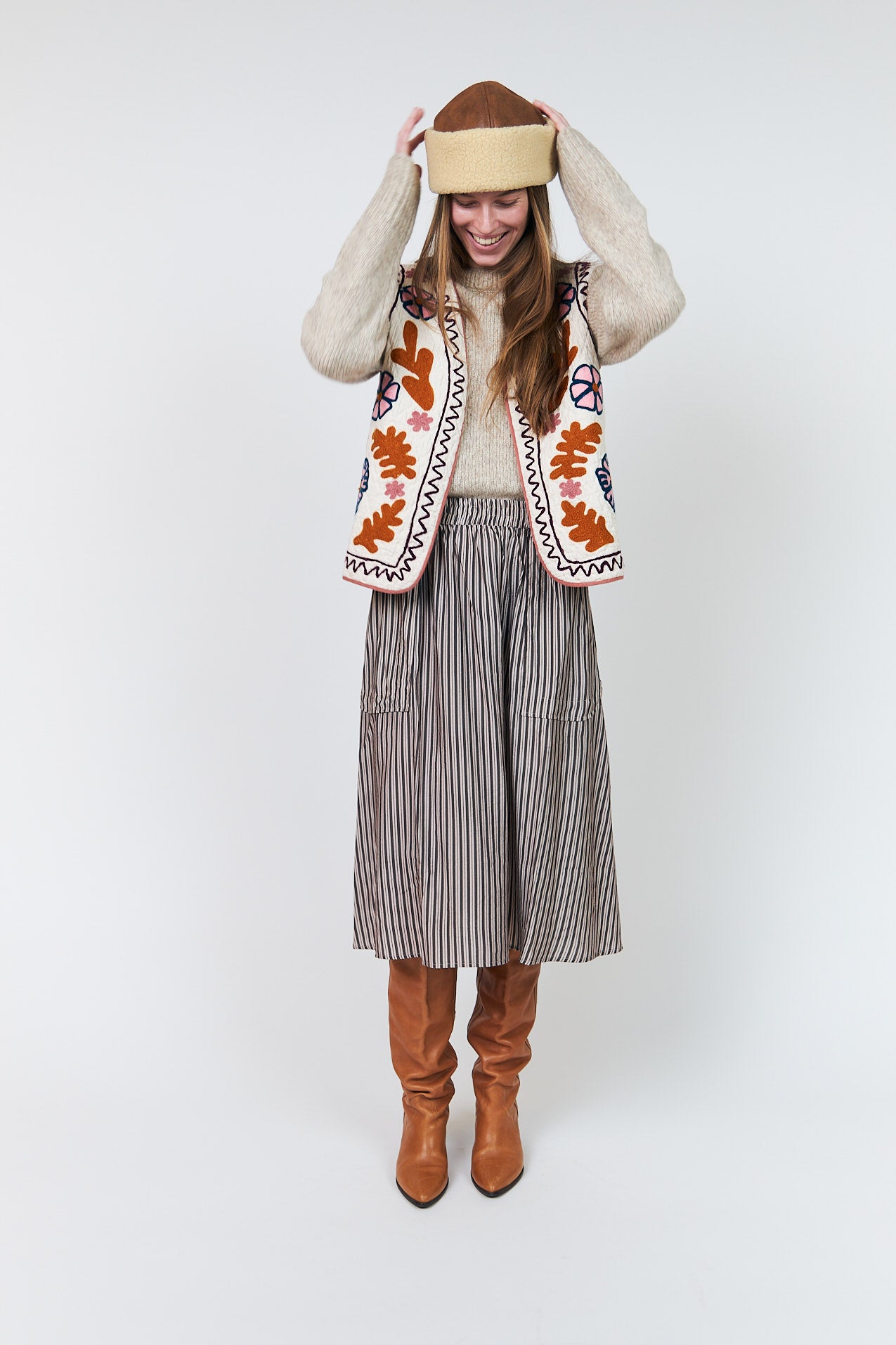 Lollys Laundry HoneyLL Vest Vest 02 Creme