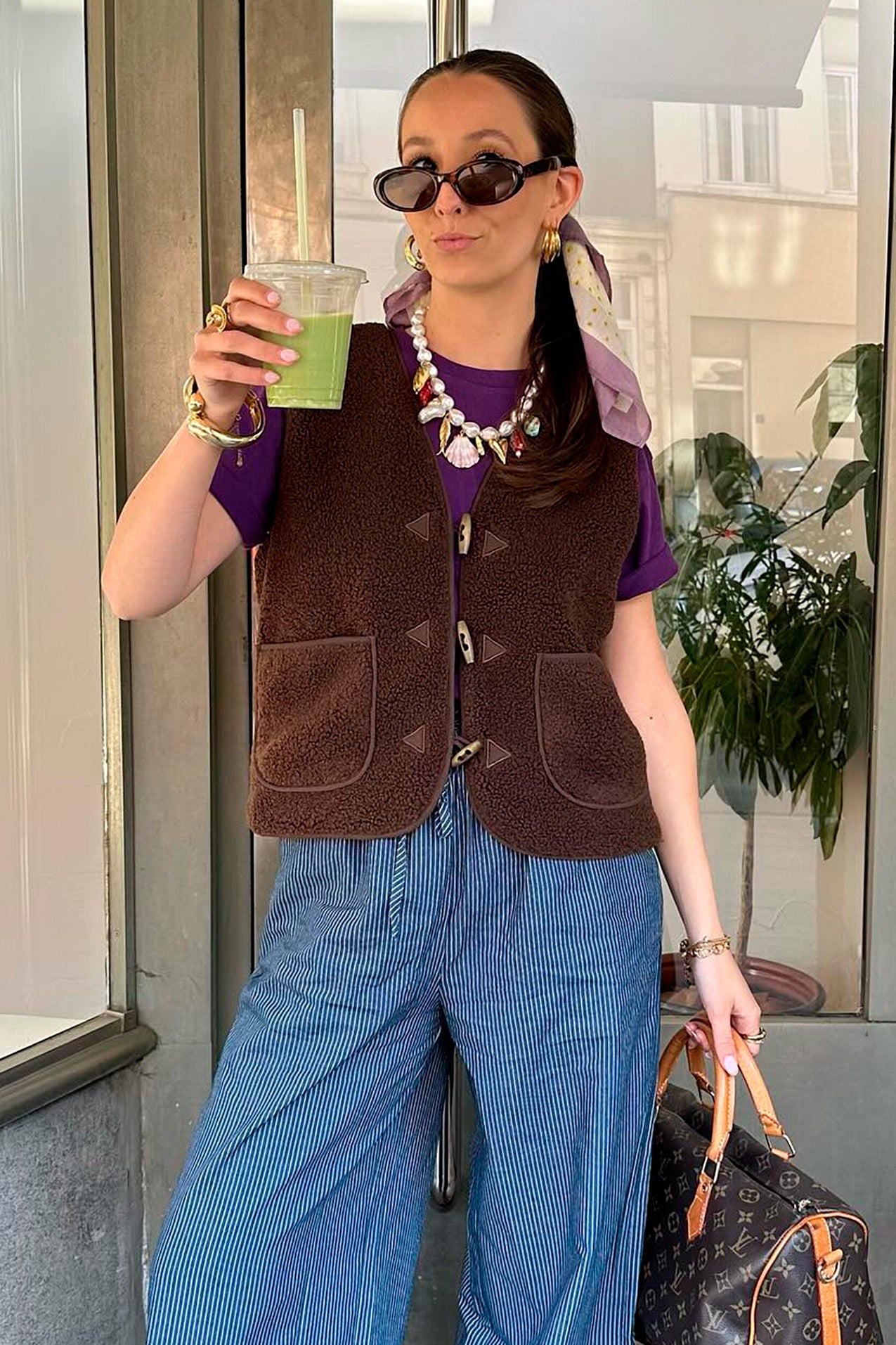 Lollys Laundry HugoLL Vest Vest 87 Dark Mokka
