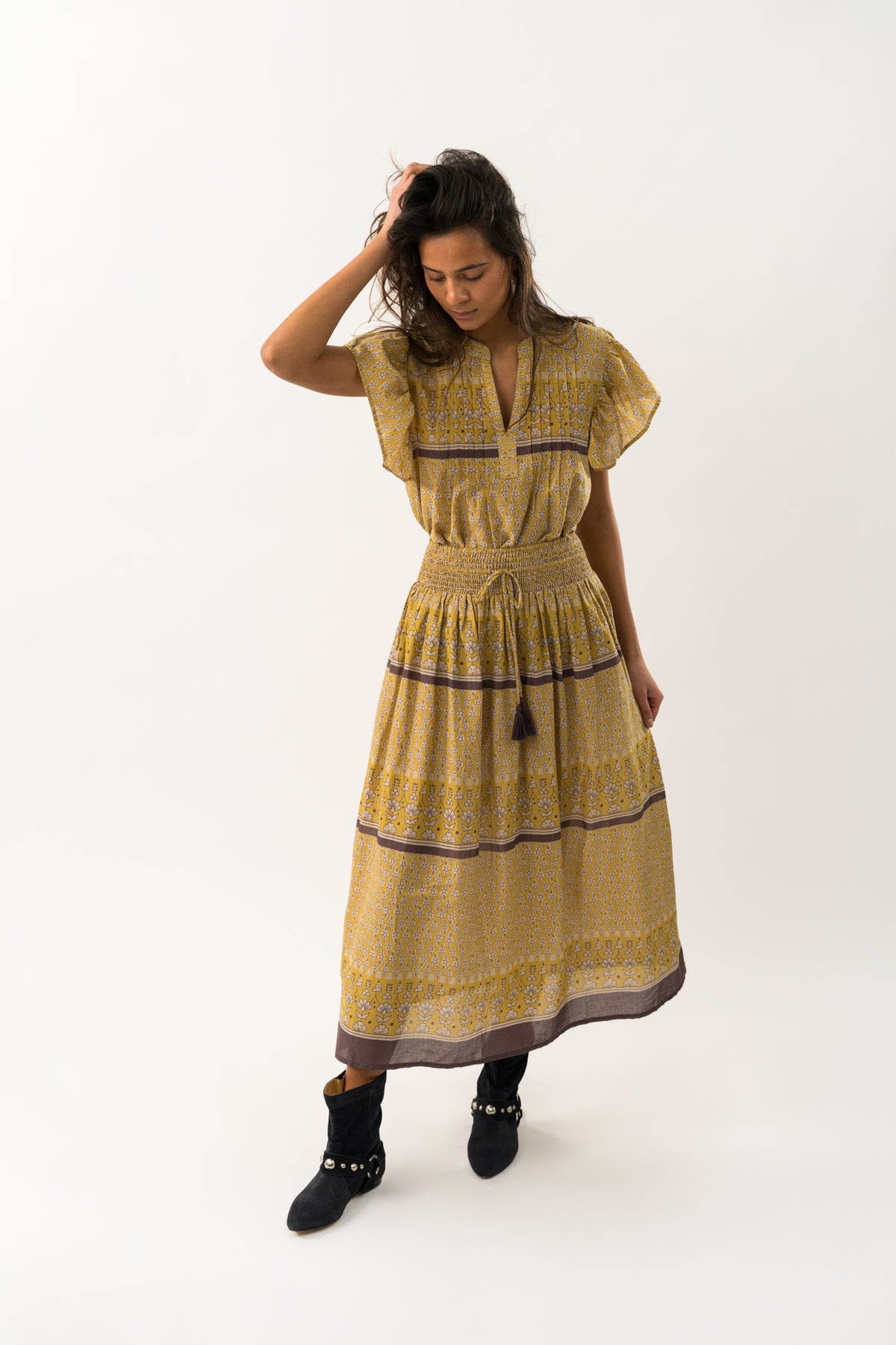 Lollys Laundry IsabelLL Blouse Blouse 57 Mustard