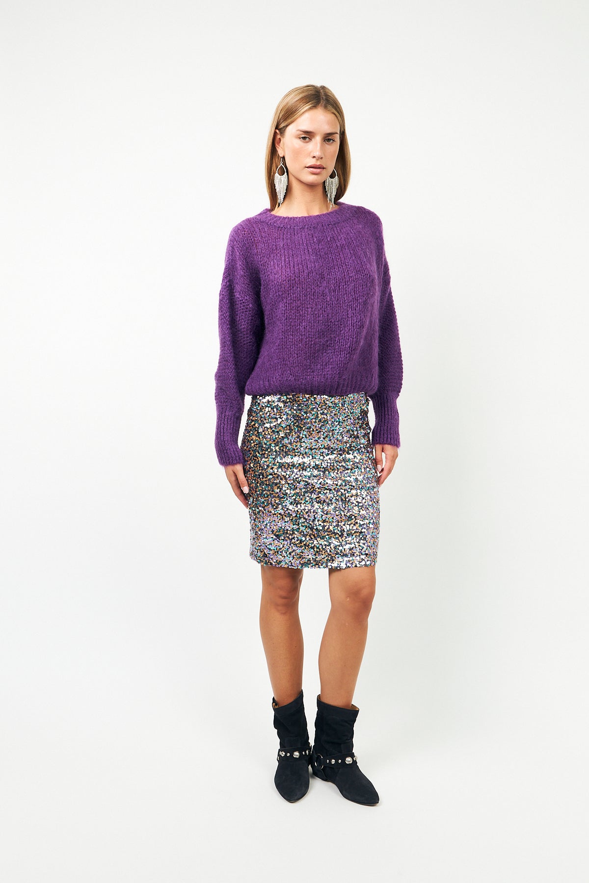 IsoldeLL Knit Jumper - Dark Lavender