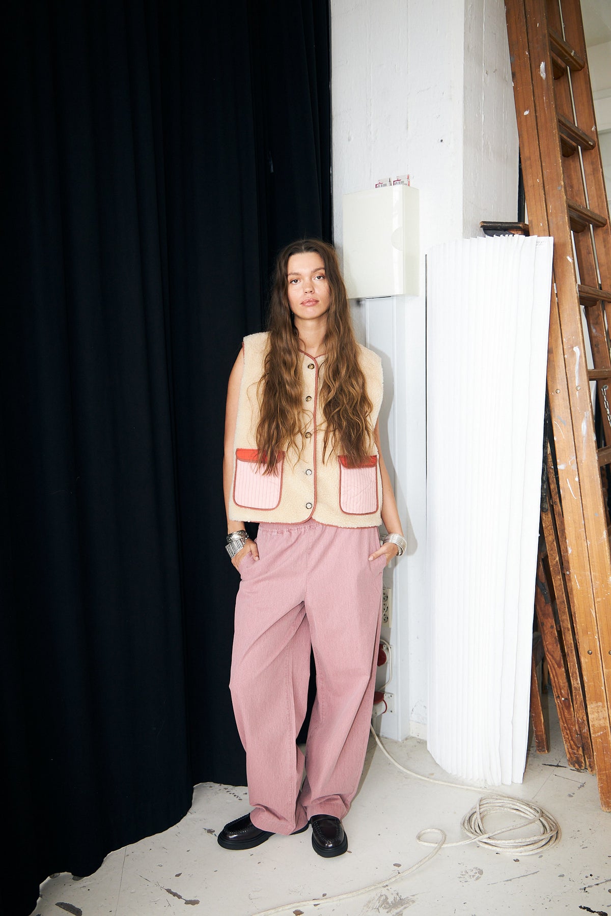 Lollys Laundry JaceLL Teddy Vest Vest 04 Sand