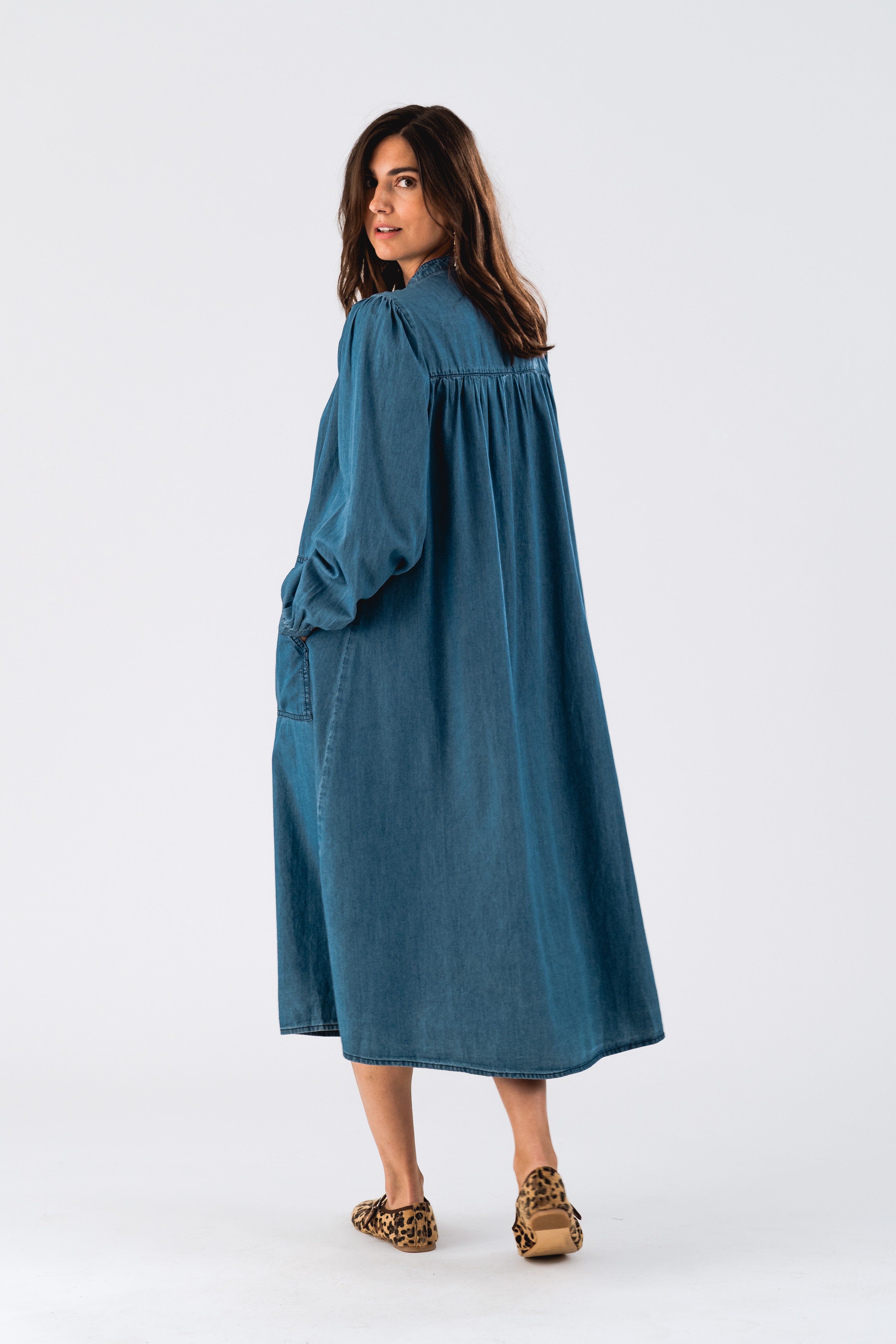 Lollys Laundry JessLL Dress LS Dress 20 Blue