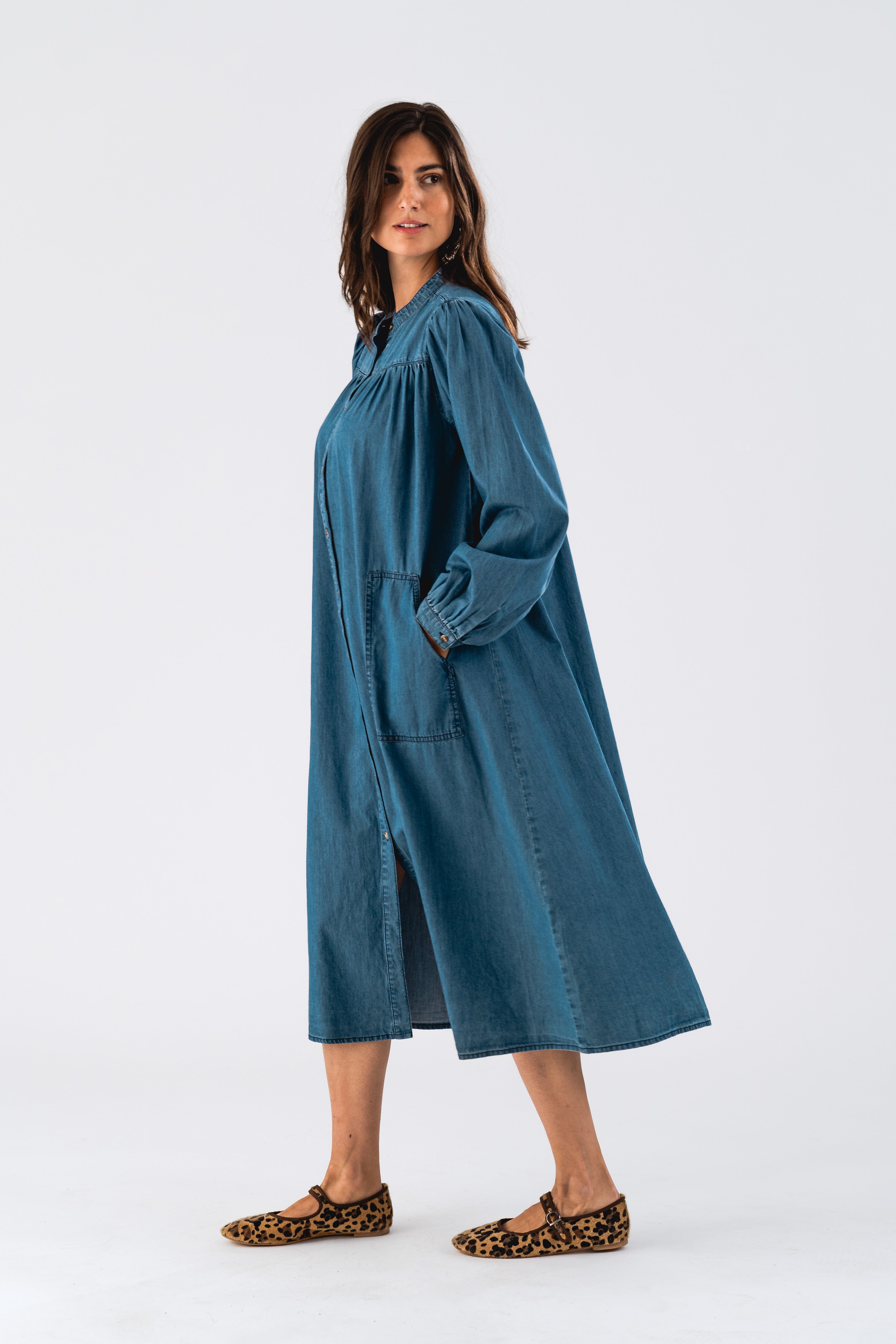 Lollys Laundry JessLL Dress LS Dress 20 Blue