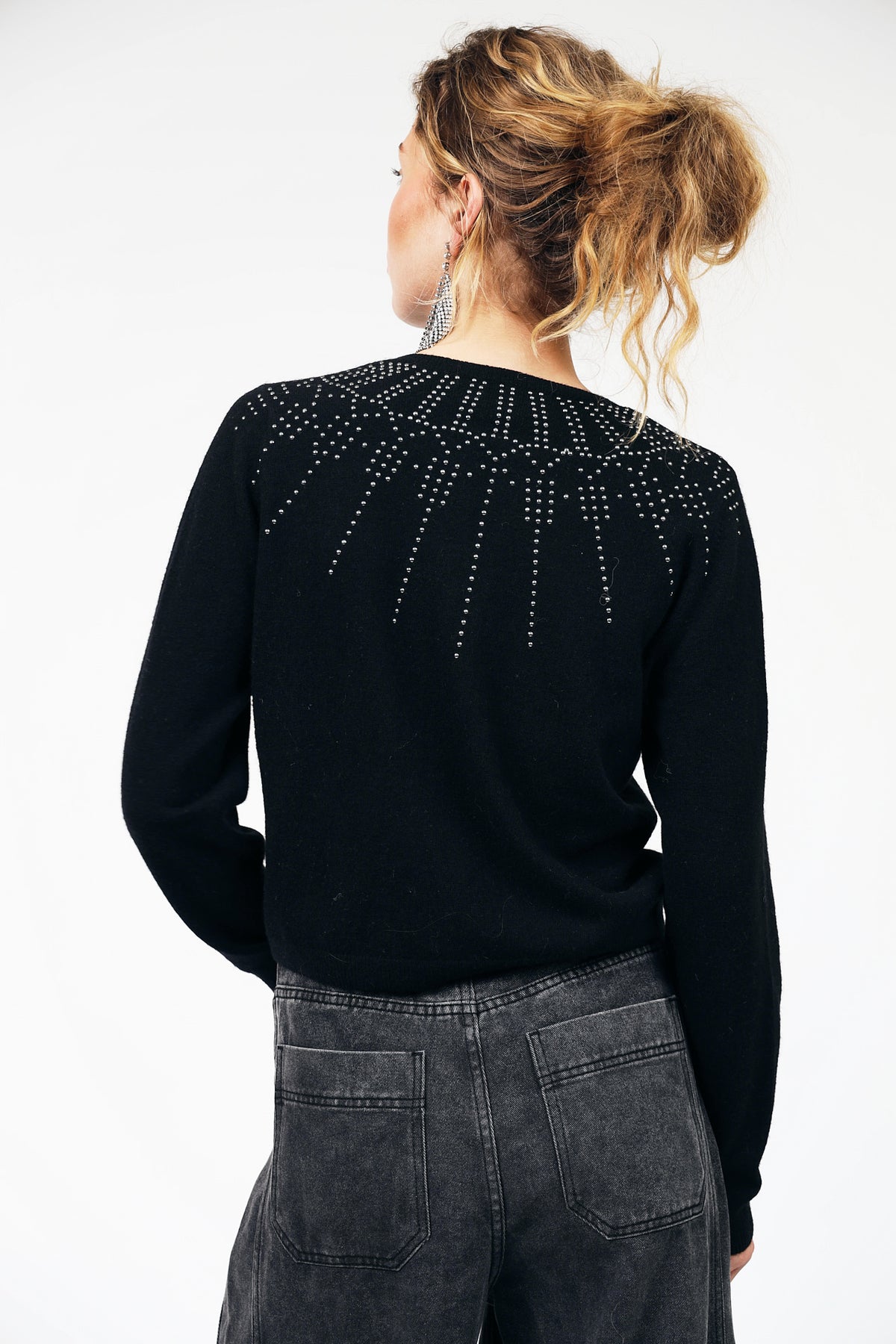 Lollys Laundry JudeLL Knit Cardigan Cardigan 99 Black