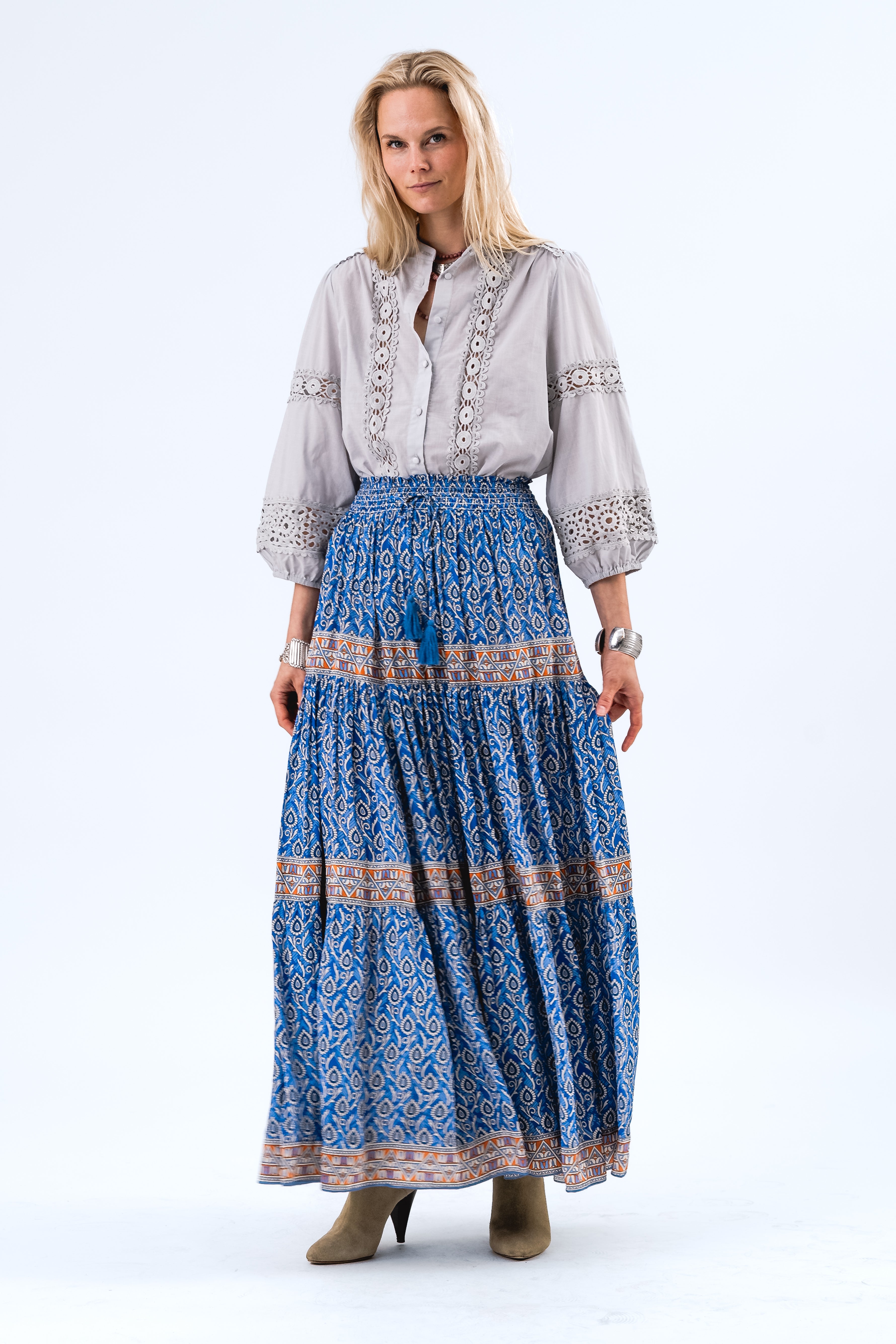 Lollys Laundry JuneLL Shirt LS Shirt 29 Dusty Blue