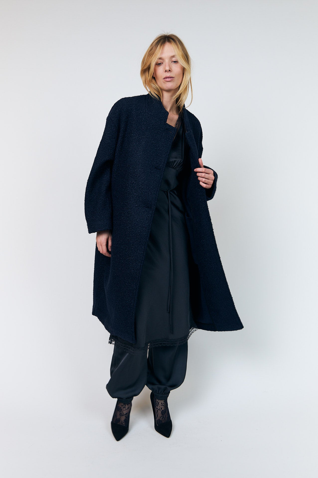 Lollys Laundry KayaLL Coat Outerwear 27 Dark Navy