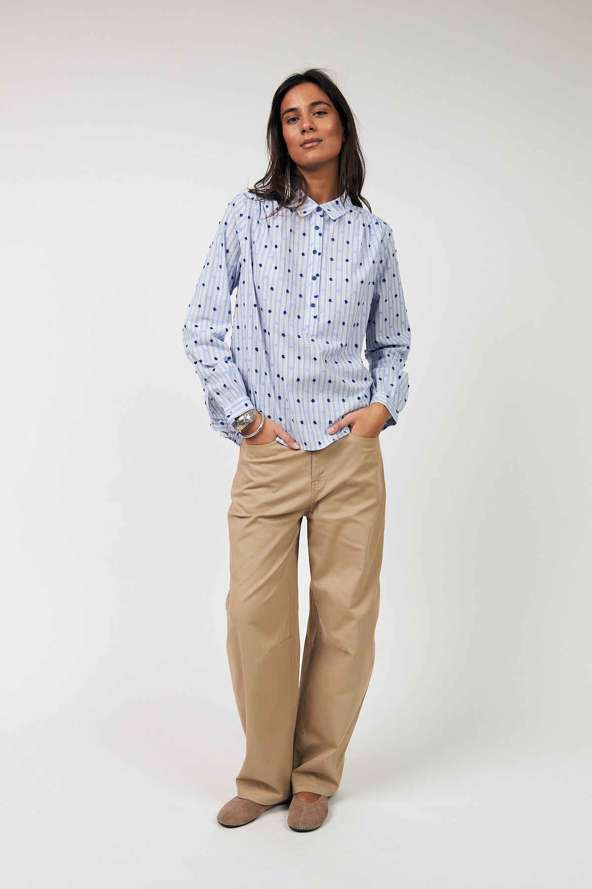 Lollys Laundry LariLL Shirt Shirt 23 Dark Blue
