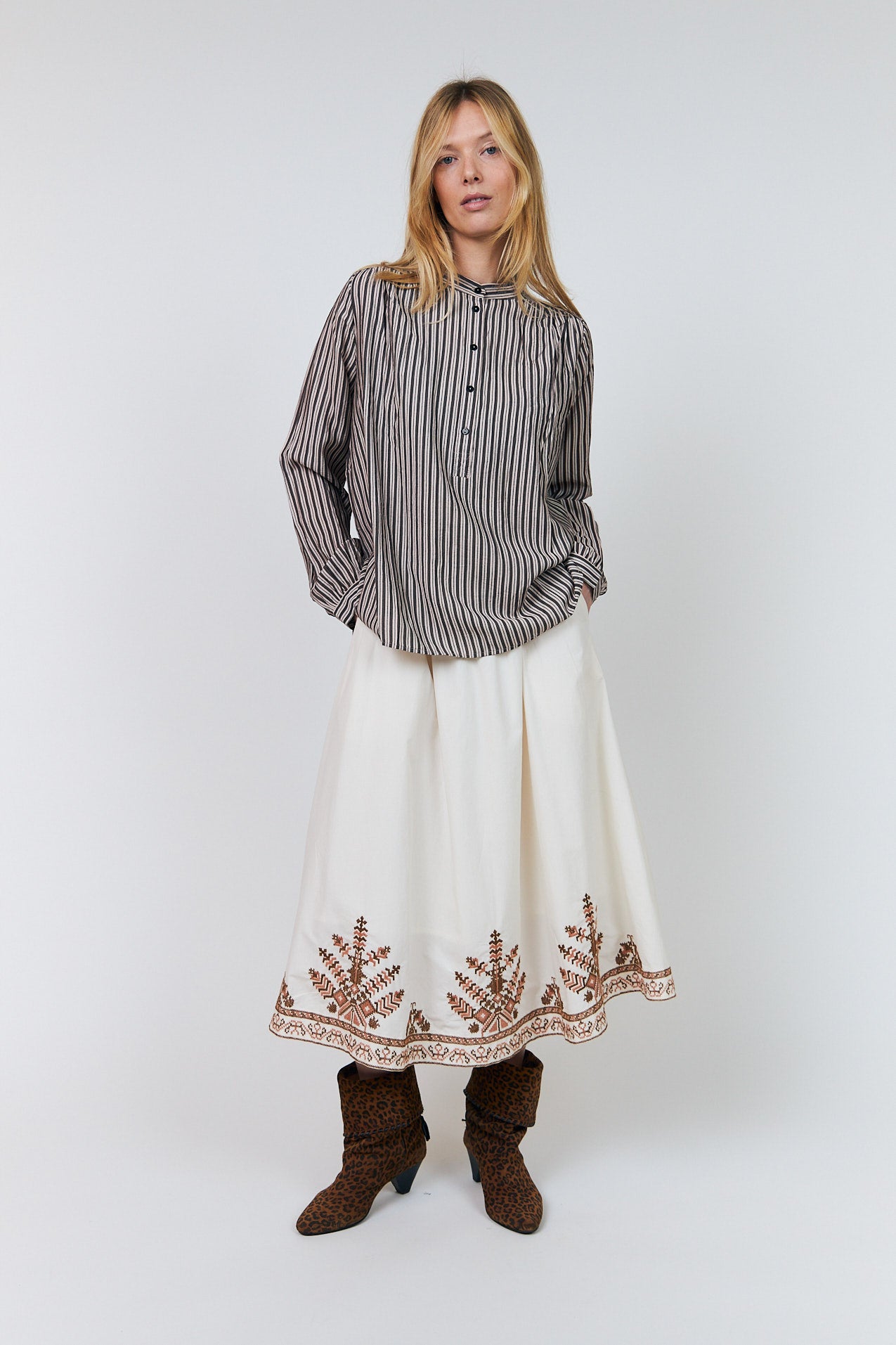 Lollys Laundry LariLL Shirt Shirt 08 Beige
