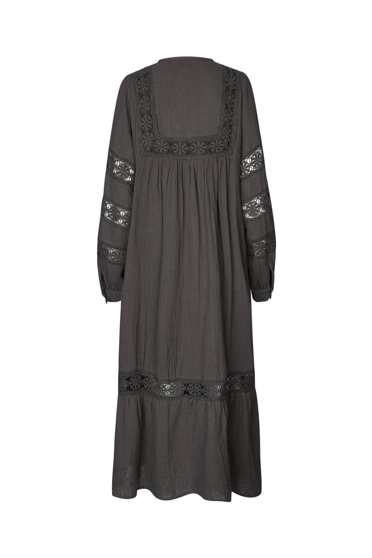 Lollys Laundry LatourLL Lace Maxi Dress Dress 87 Dark Mokka