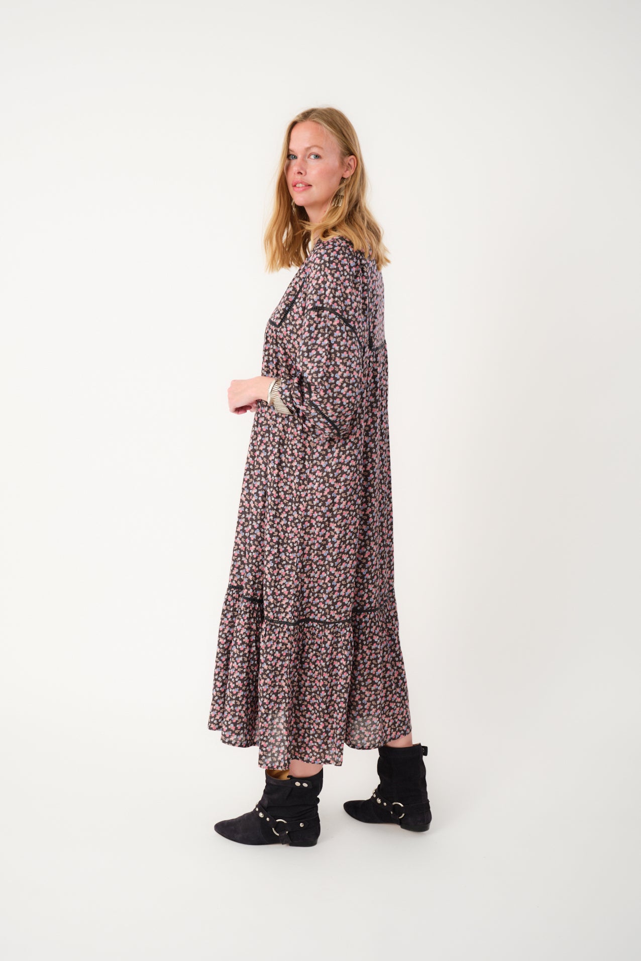 Lollys Laundry LatourLL Maxi Dress Dress 18 Washed Black