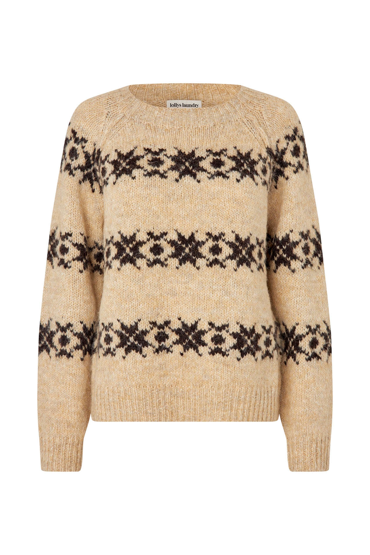 Lollys Laundry LattieLL Knit Jumper 02 Creme