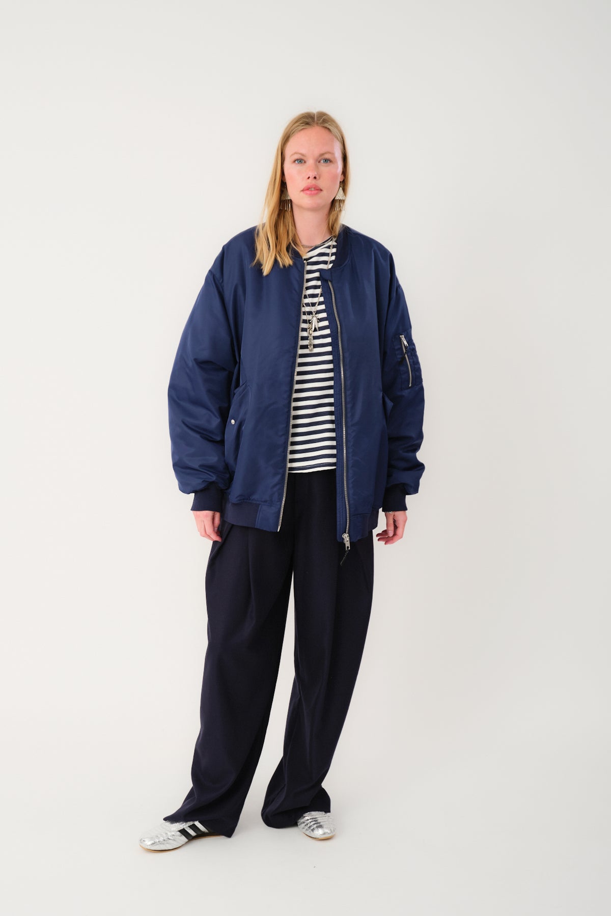 LilaLL Bomber Jacket - Dark Navy