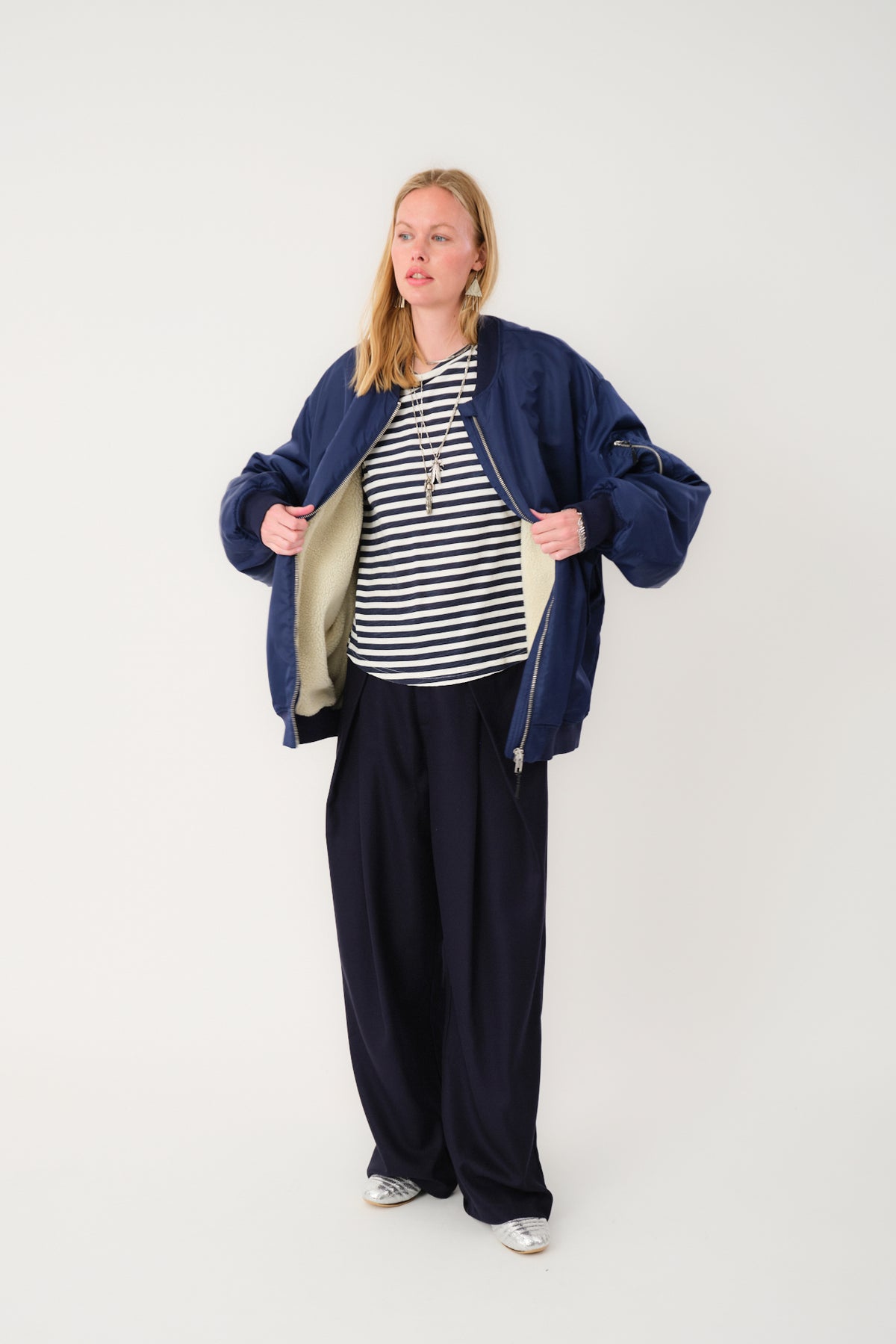 LilaLL Bomber Jacket - Dark Navy