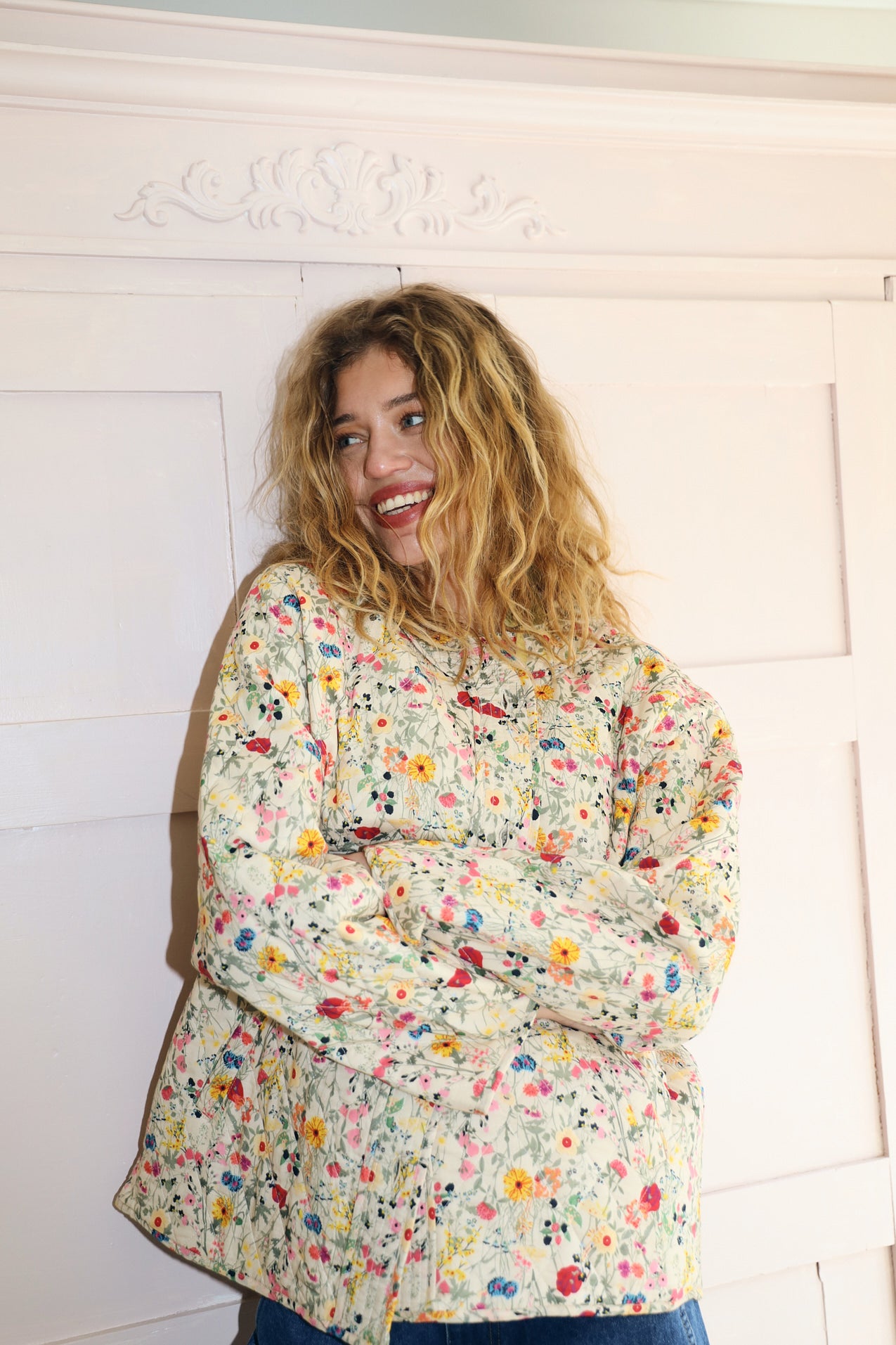 LilyLL Quilted Jacket - Flower Print