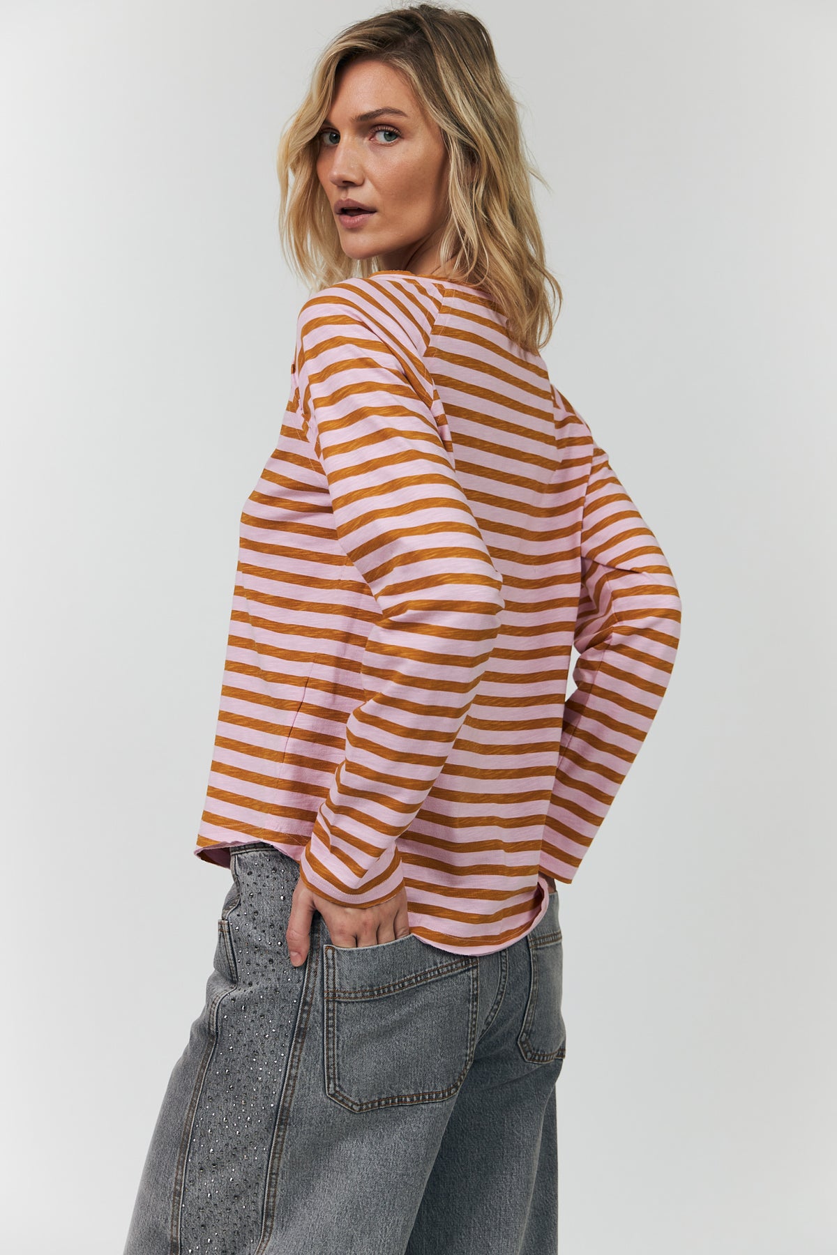 Lollys Laundry LivaLL Tee T-shirt 84 84 Light Pink