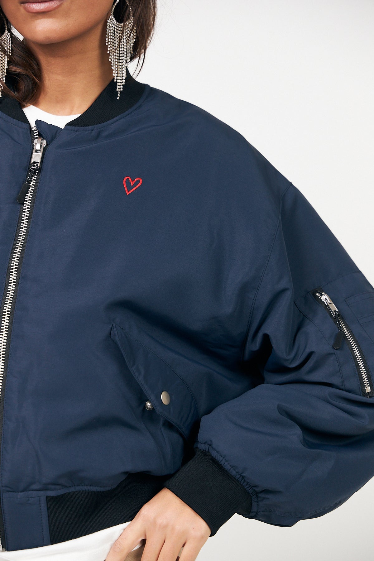 Lollys Laundry LiwLL Bomber Jacket Outerwear 27 Dark Navy