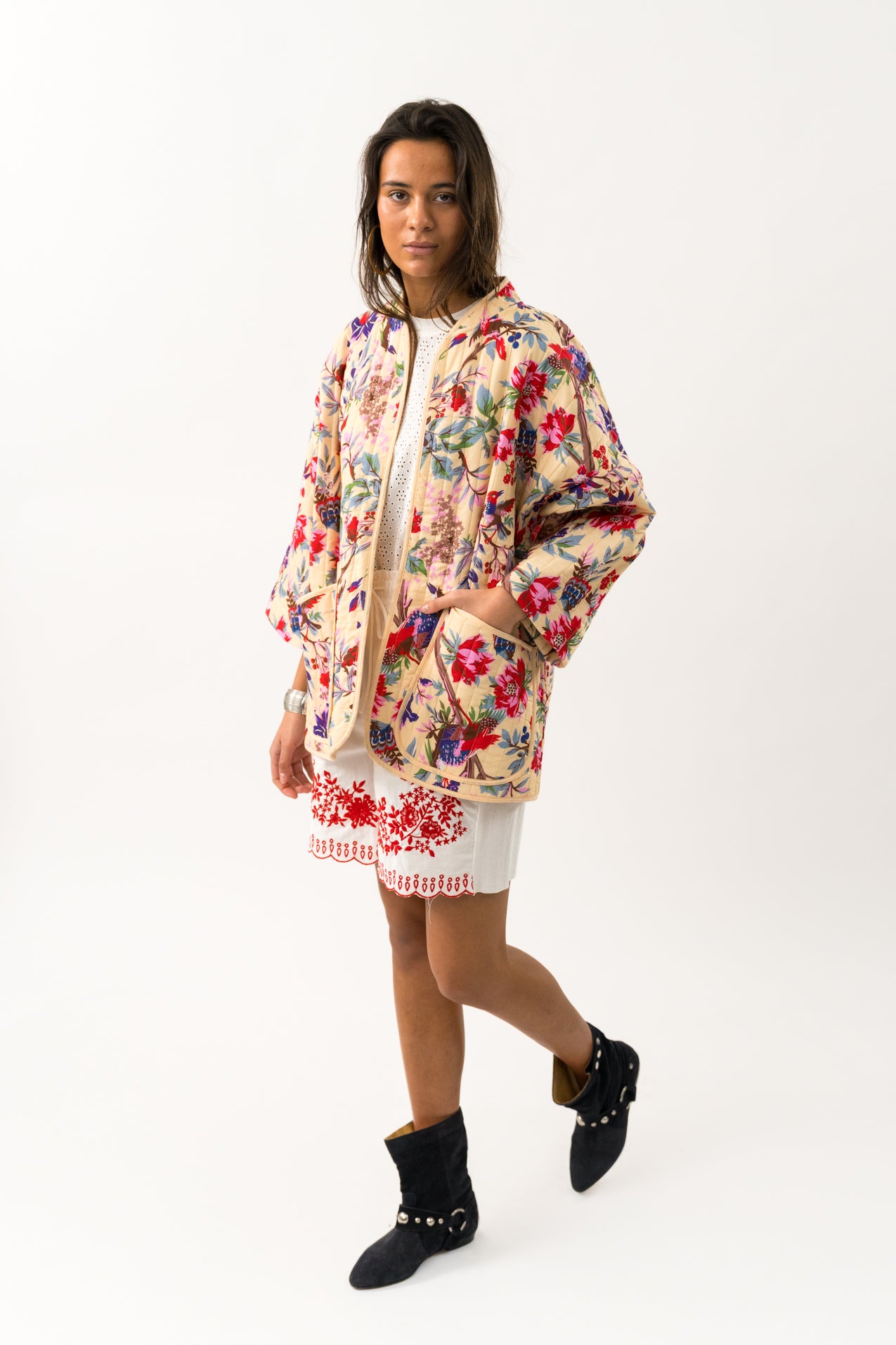 LuluLL Jacket 3/4 - Flower Print