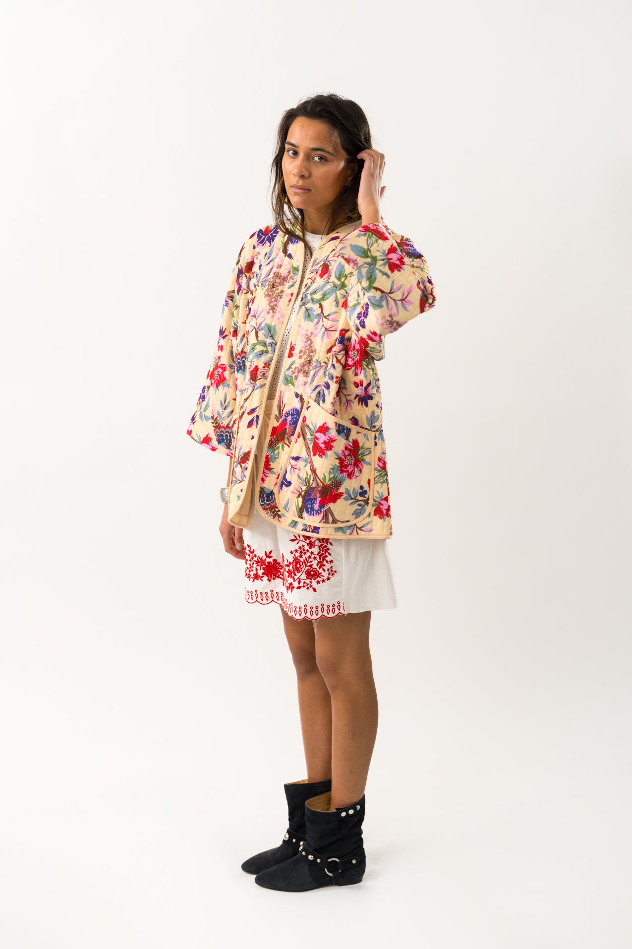 LuluLL Jacket 3/4 - Flower Print