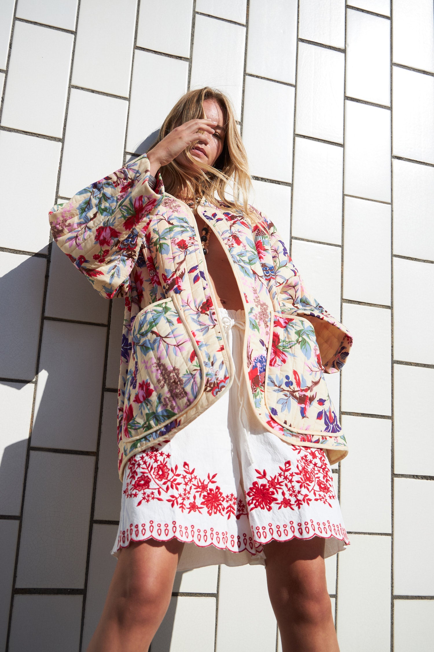 LuluLL Jacket 3/4 - Flower Print