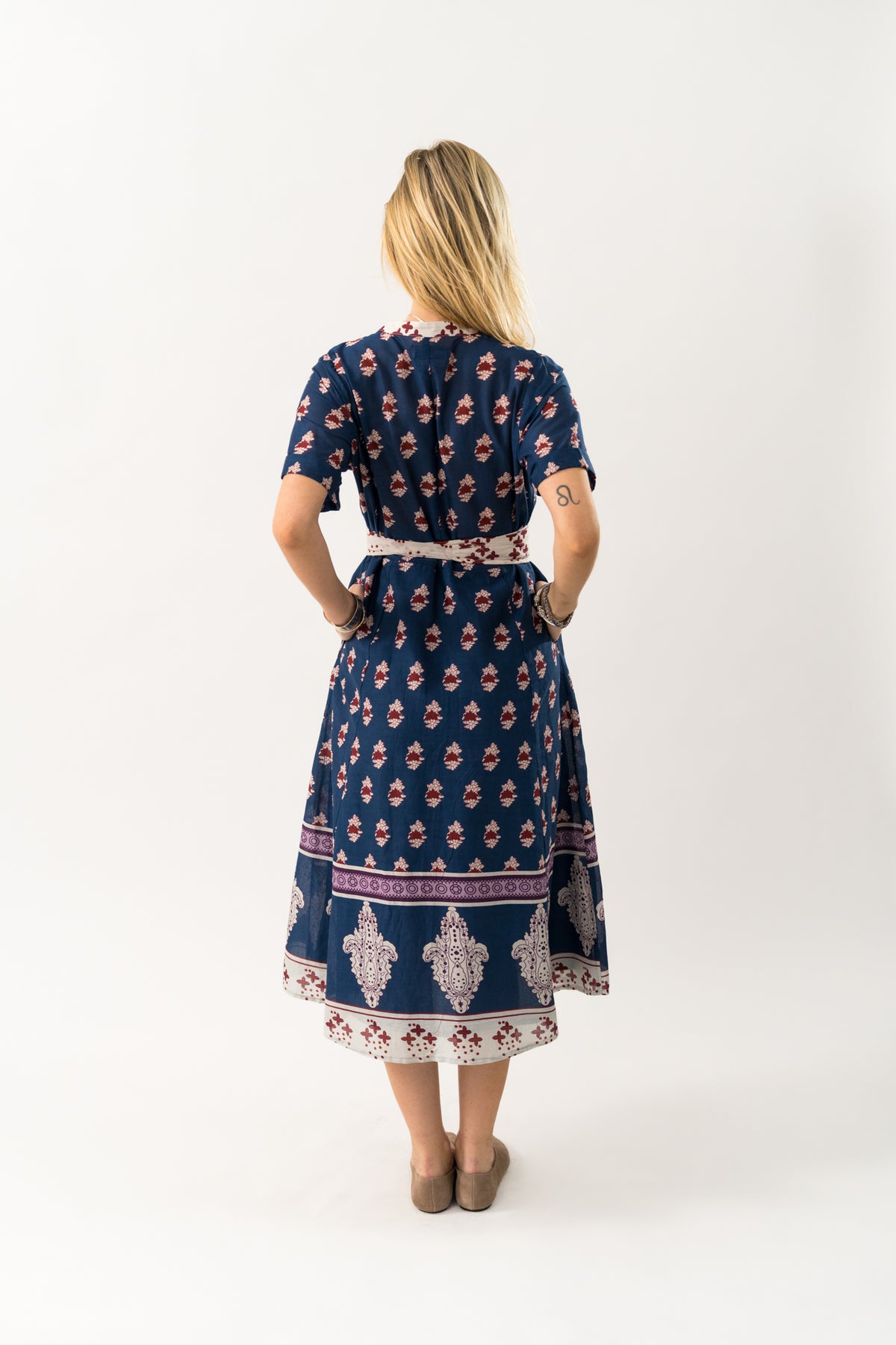 Lollys Laundry MataLL Midi Dress Dress 23 Dark Blue