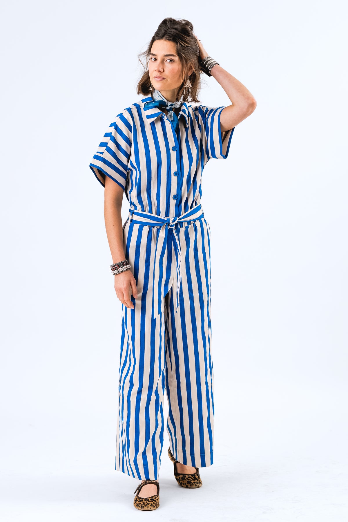 Lollys Laundry MathildeLL Jumpsuit Jumpsuit 97 Neon Blue