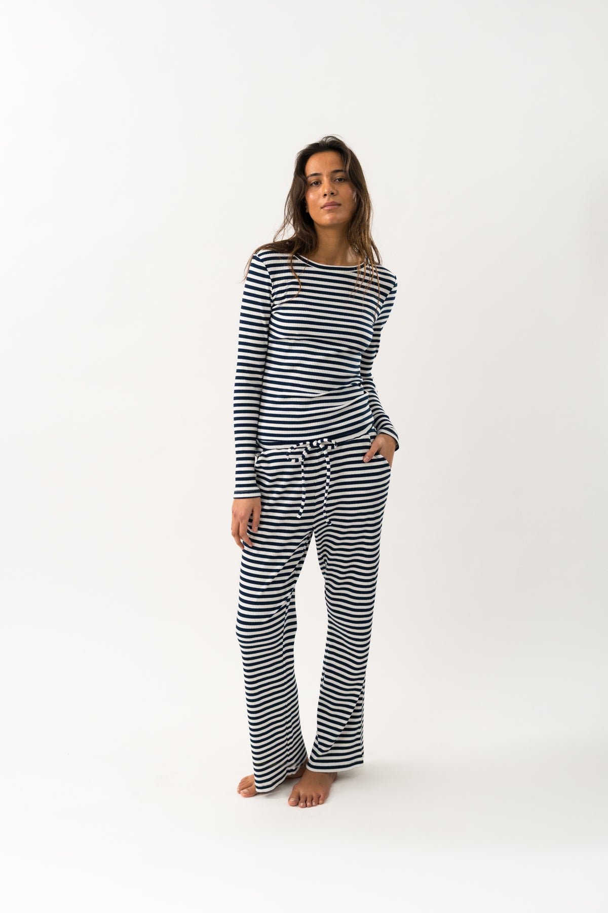 Lollys Laundry MayellaLL Top LS Top 26 Navy