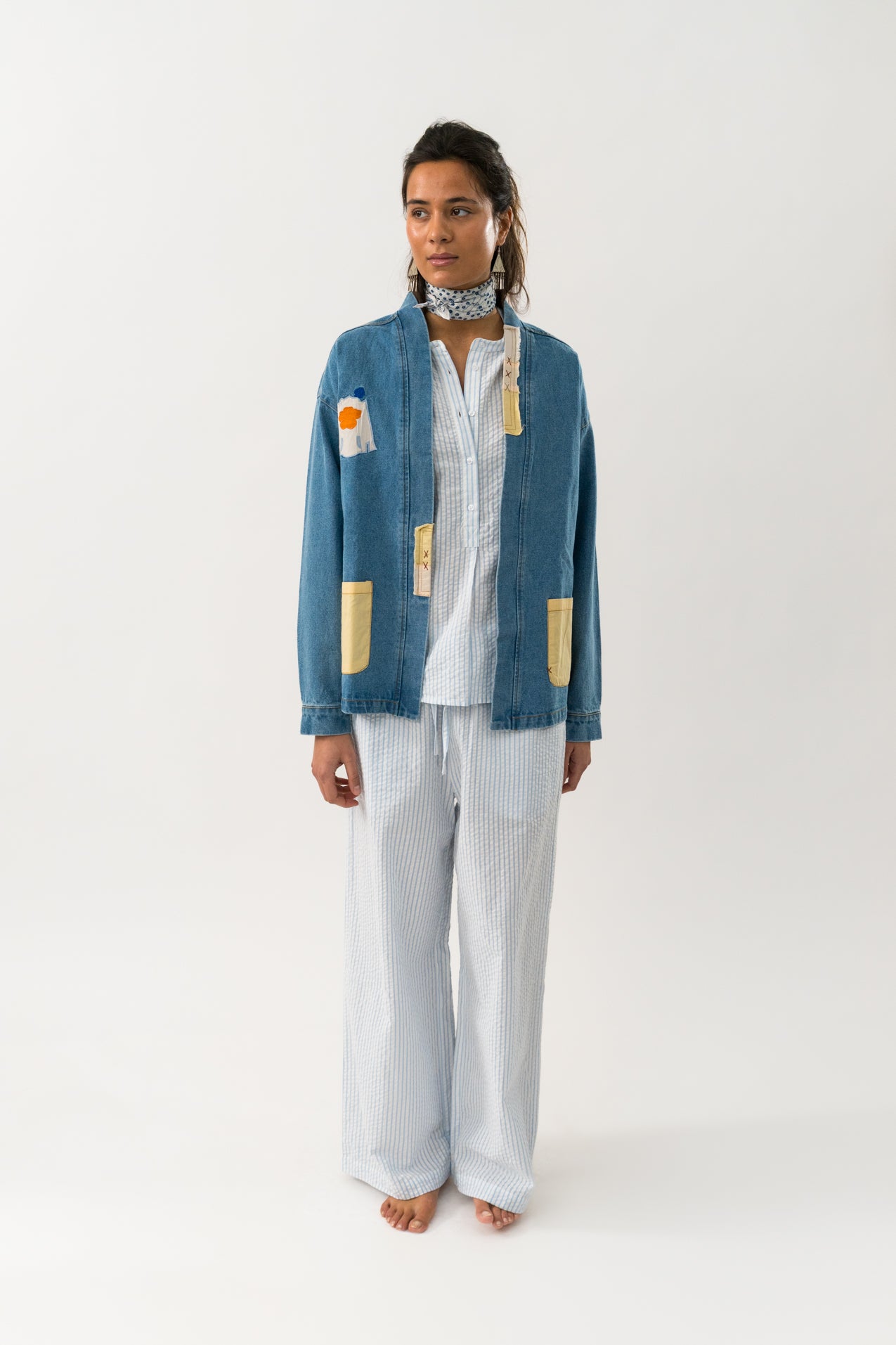 Lollys Laundry MilaLL Jacket Jacket 100 Washed Denim