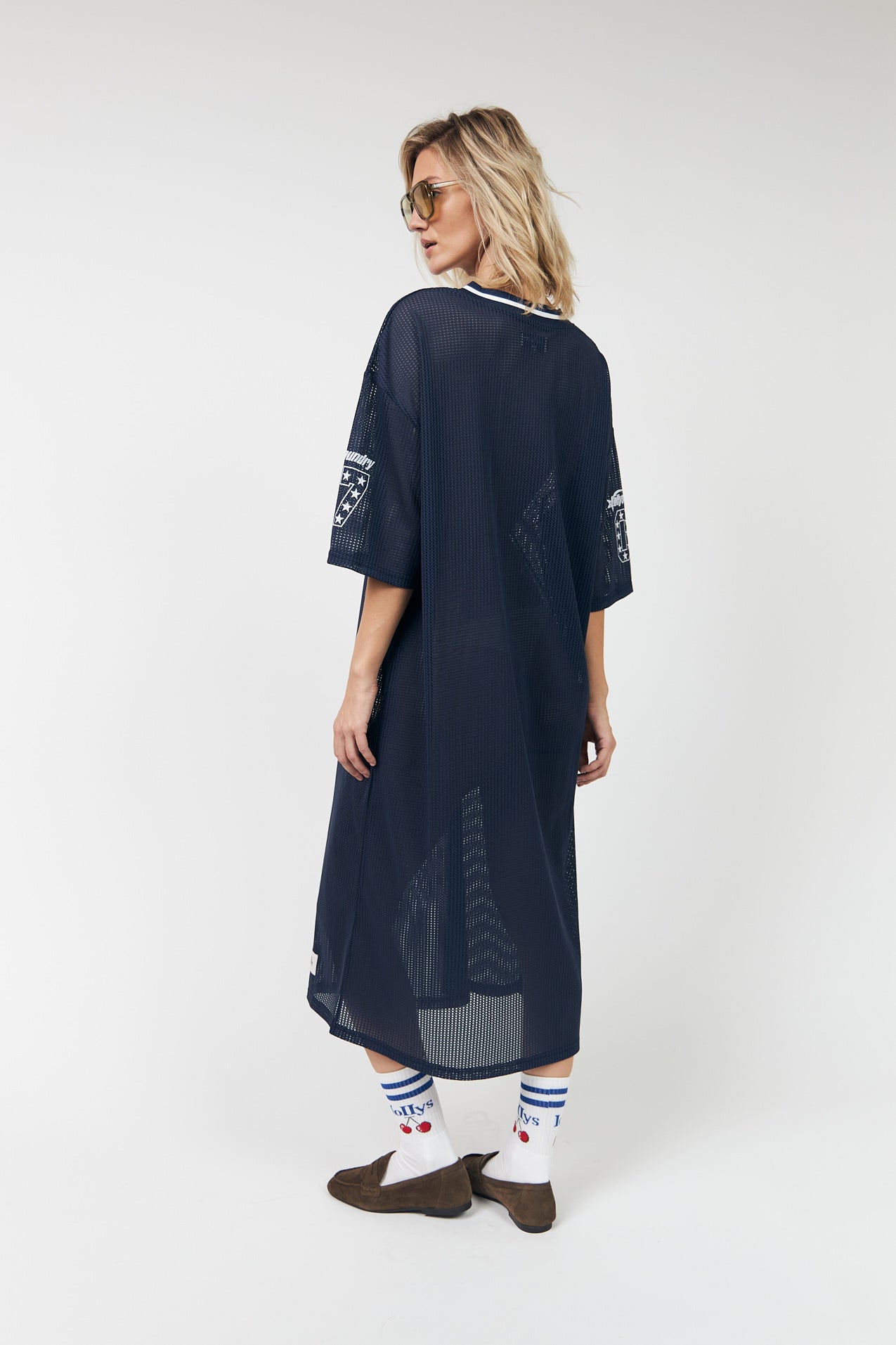 MillaLL sporty Mesh Dress - Dark Blue