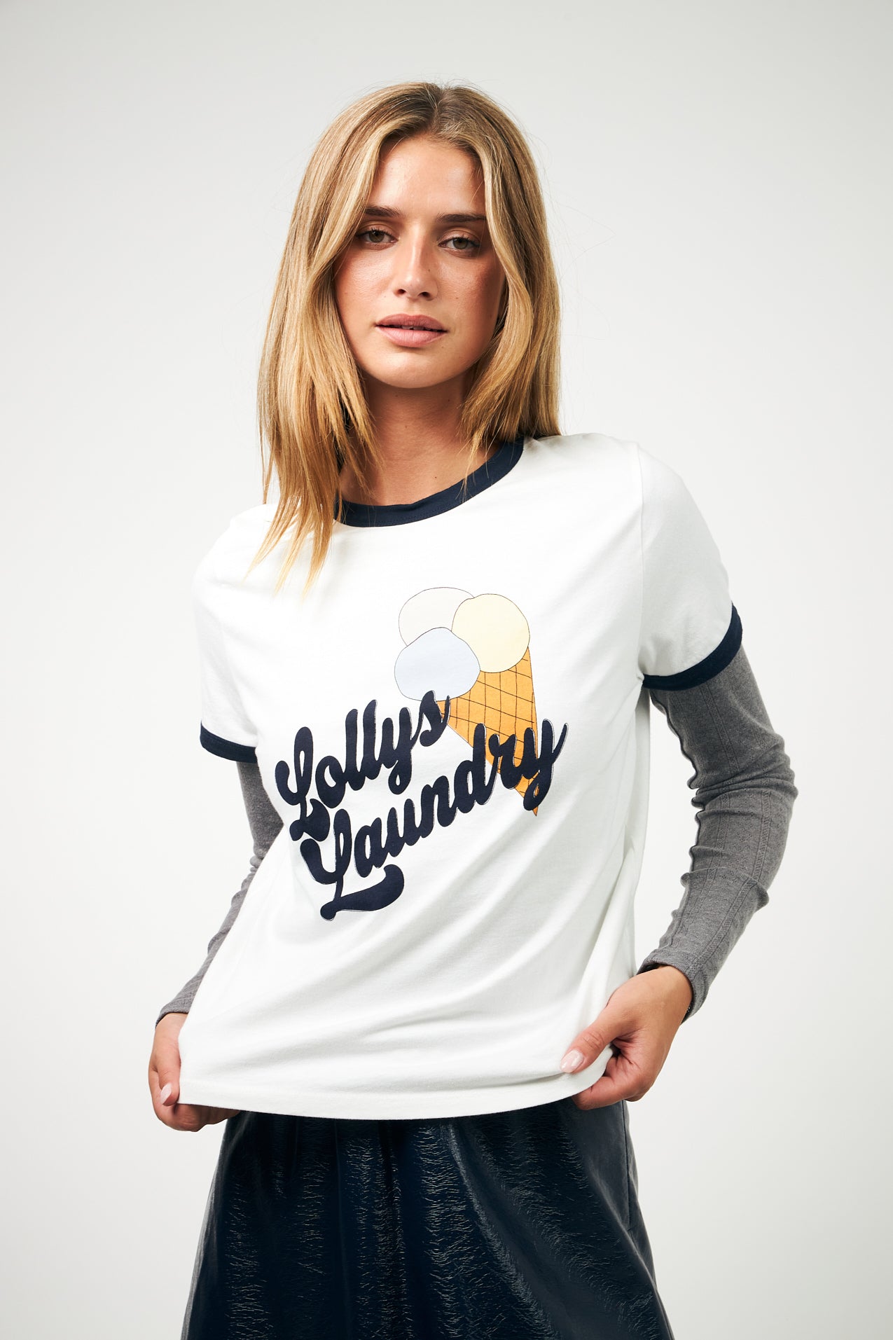 Lollys Laundry MissLL Ice T-Shirt T-shirt 01 01 White