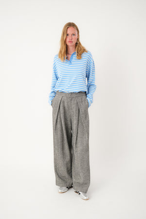 Lollys Laundry MobyLL Polo T-Shirt Sweatshirt 22 Light Blue