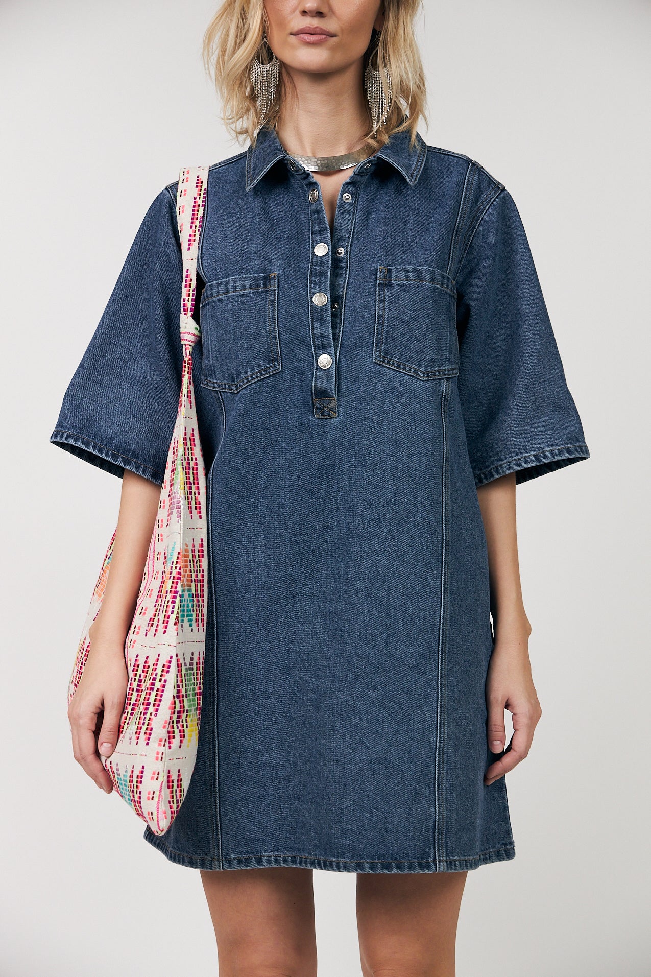 MolaLL Denim Dress - Blue