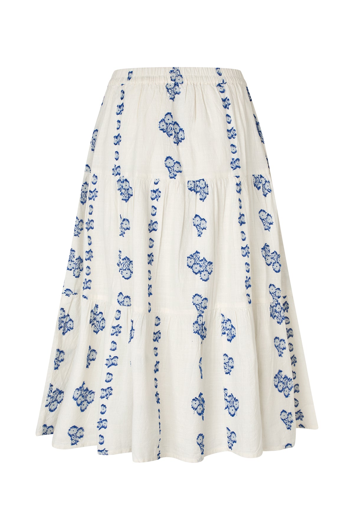 Lollys Laundry MorningLL Midi Skirt Skirt 02 Creme