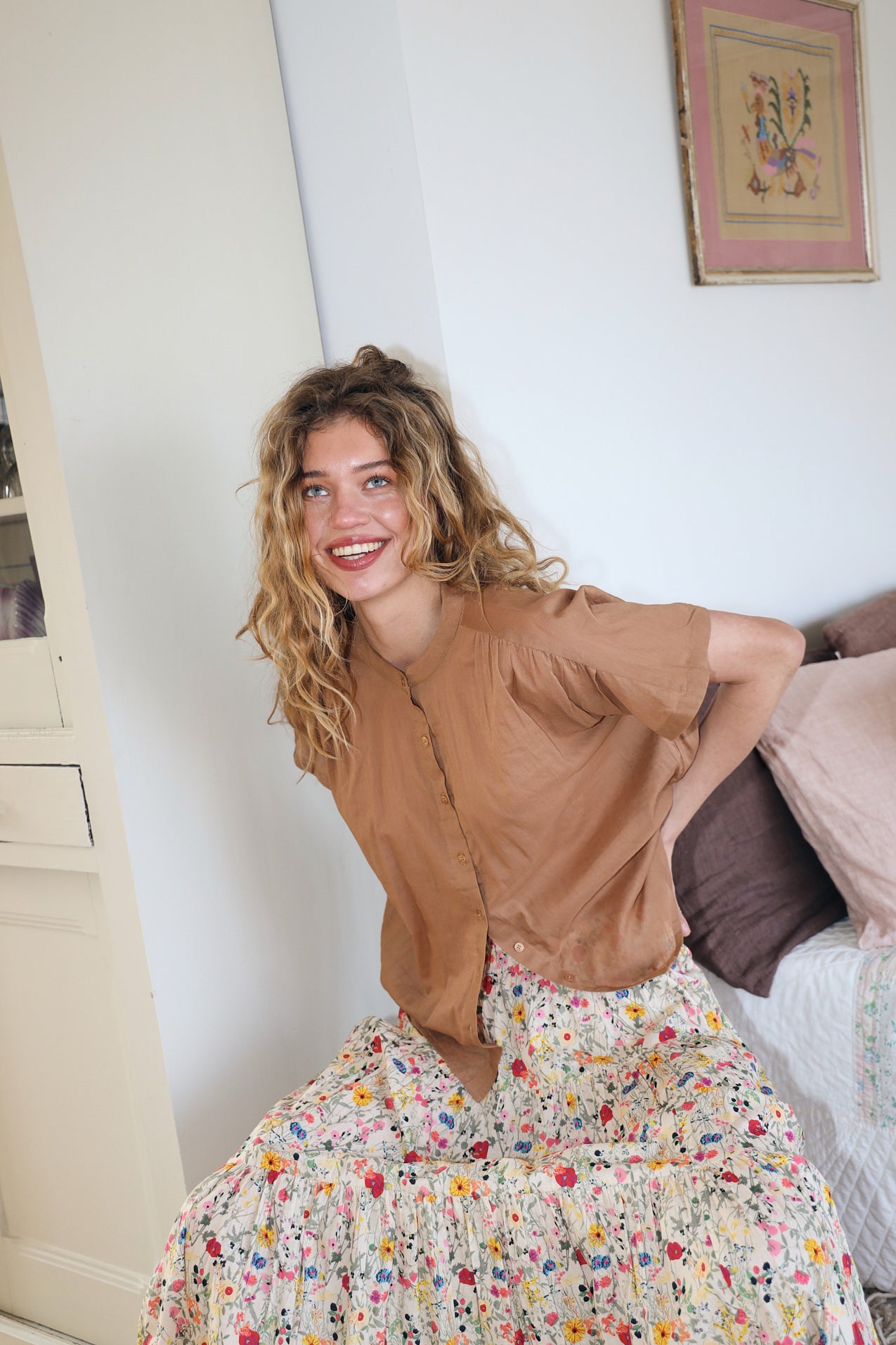 Lollys Laundry MyaLL Shirt Shirt 58 Camel