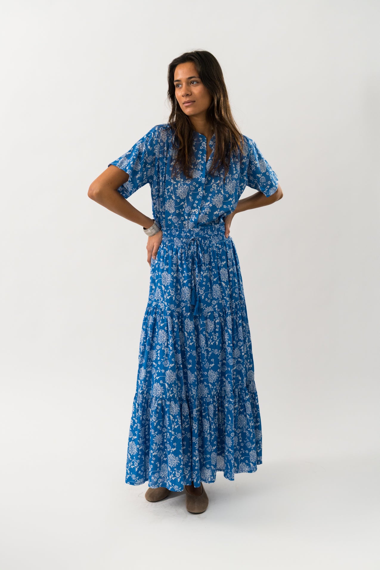 Lollys Laundry MyaLL Shirt SS Shirt 20 Blue