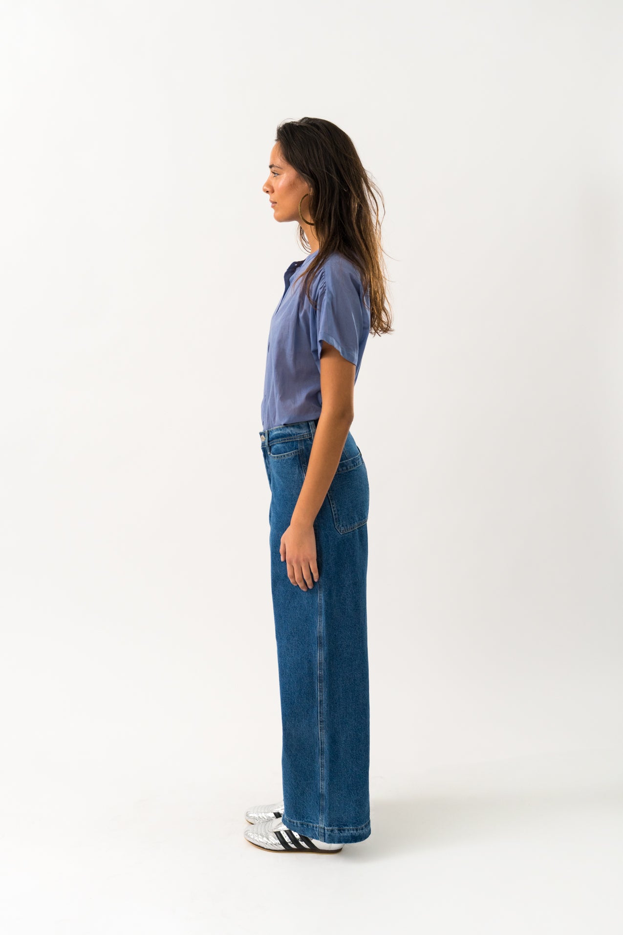 Lollys Laundry MyaLL Shirt SS Shirt 20 Blue