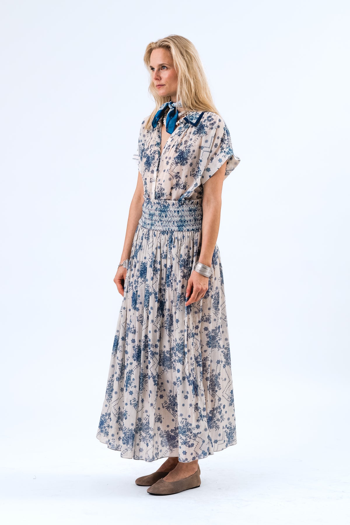 Lollys Laundry MyraLL Maxi Skirt Skirt 23 Dark Blue