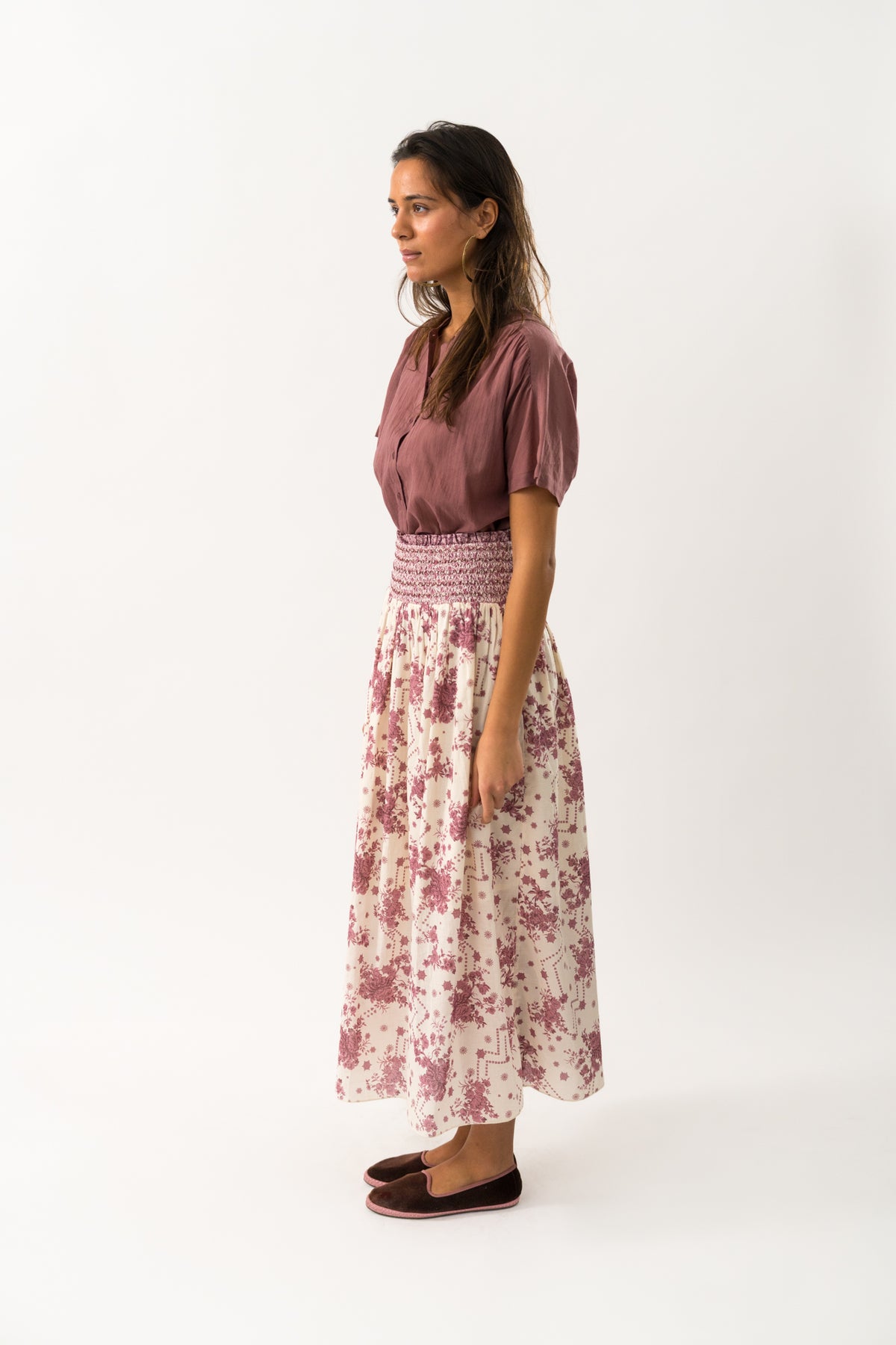 Lollys Laundry MyraLL Maxi Skirt Skirt 74 Flower Print