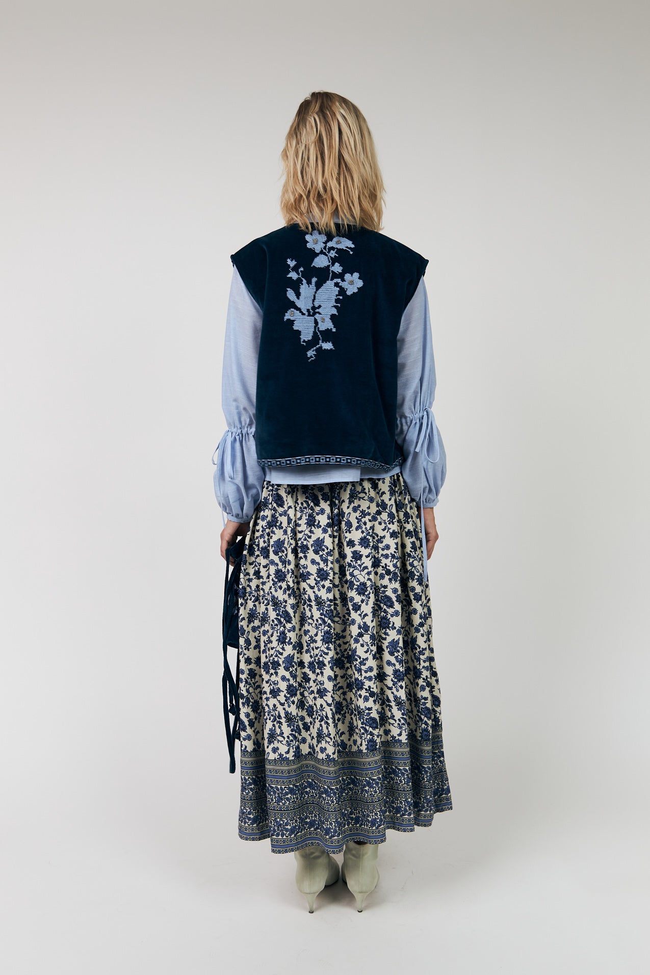 MyraLL Maxi Skirt - Blue
