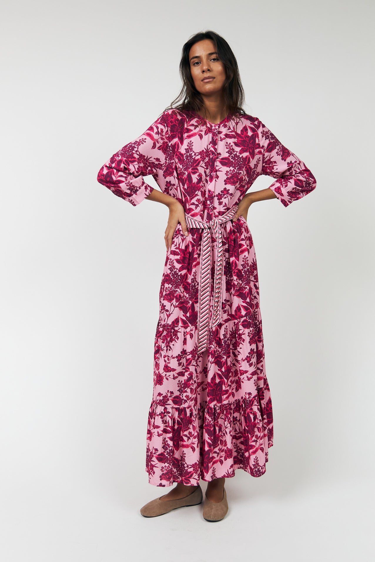 Lollys Laundry NeeLL Maxi Dress Dress 51 Pink