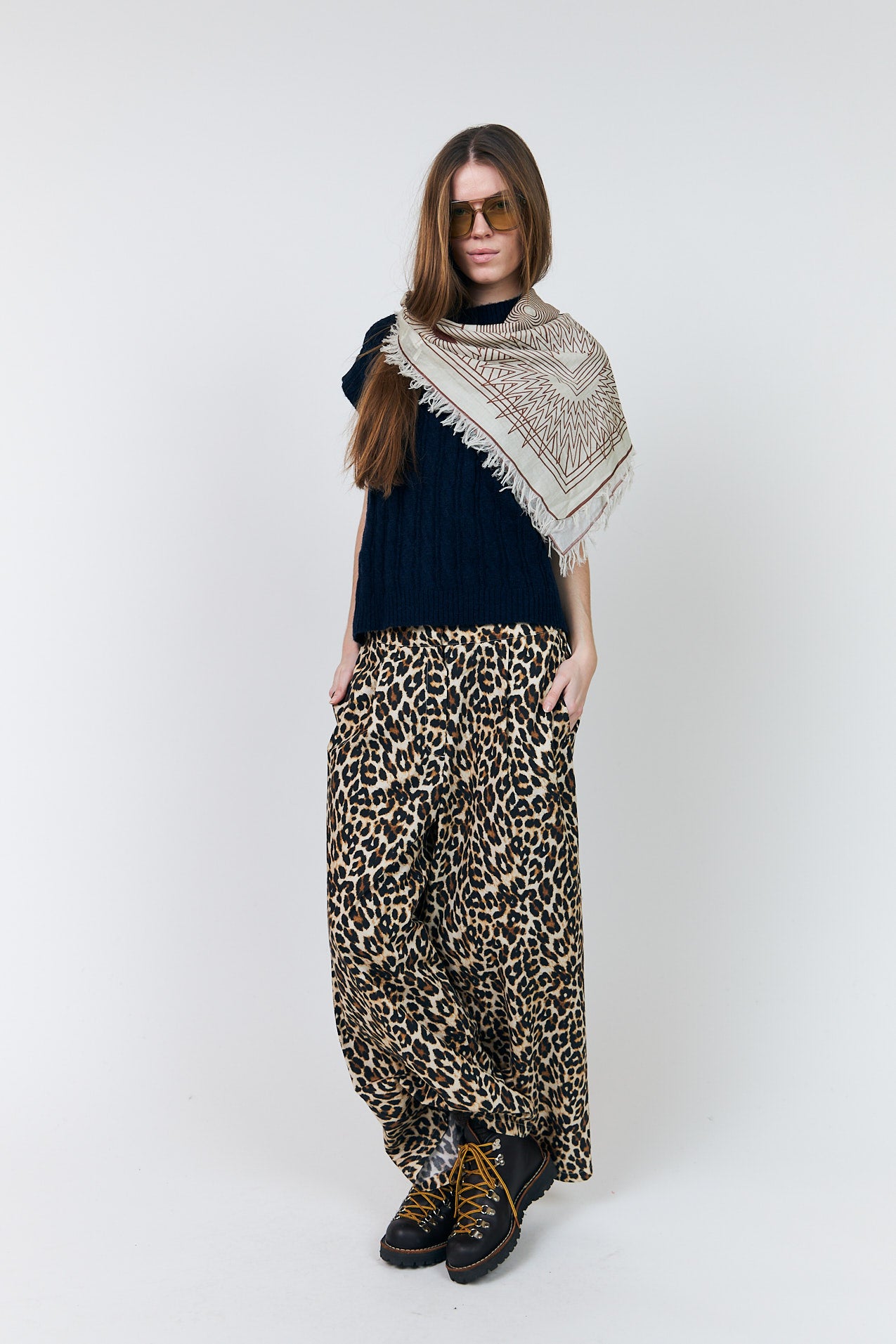 Lollys Laundry NoorLL Scarf scarf 59 Brown