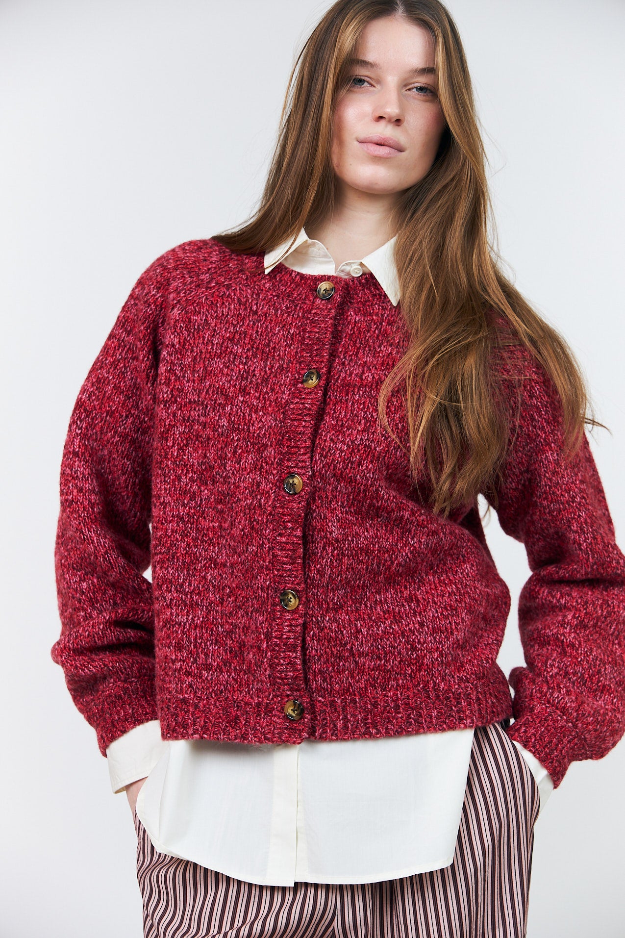 Lollys Laundry NovaLL Knit Cardigan Cardigan 51 Pink