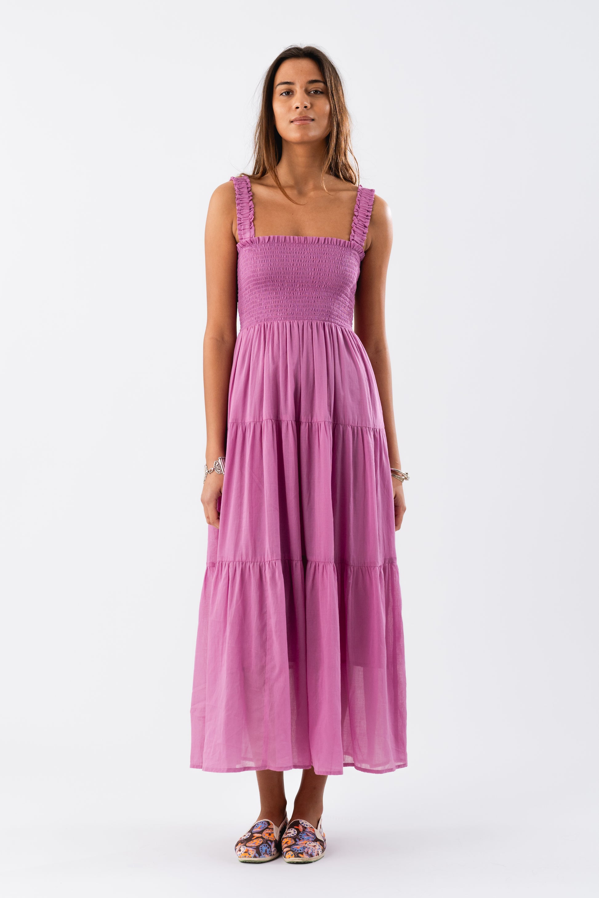 Lollys Laundry NudaLL Maxi Dress SL Dress 53 Lilac