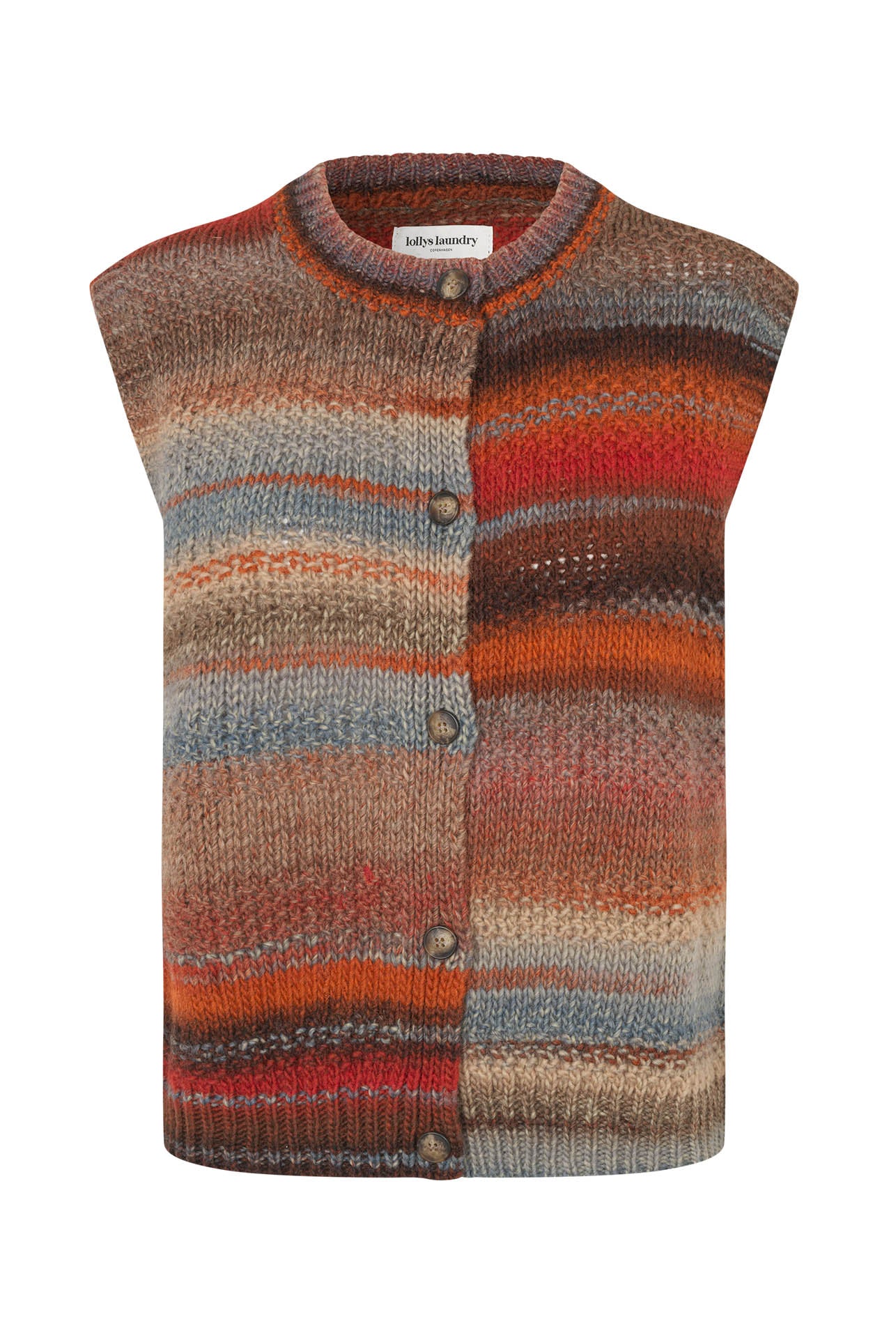 Lollys Laundry NynneLL Knit Vest Vest 54 Rust