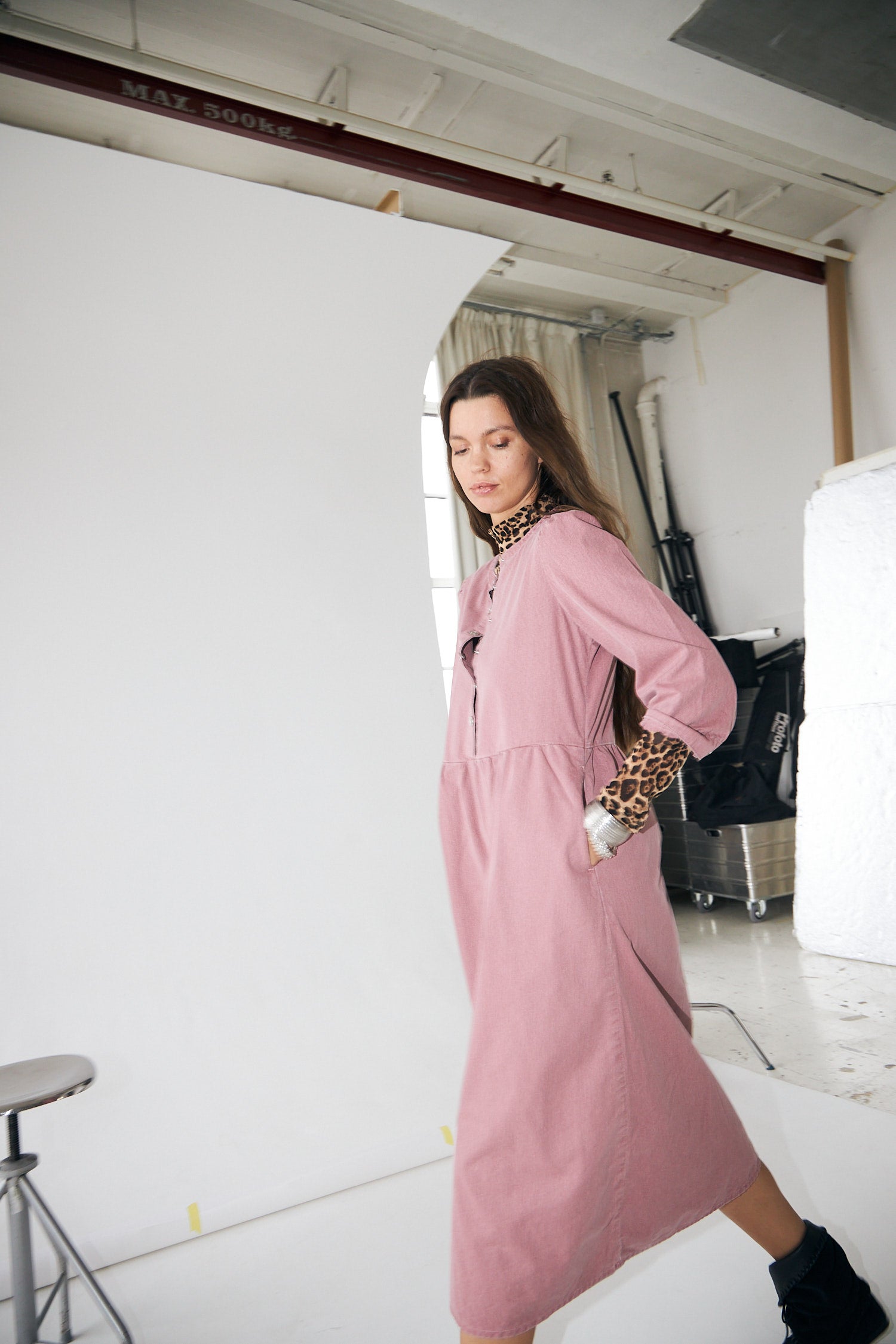 OliviaLL Midi Dress - Plum