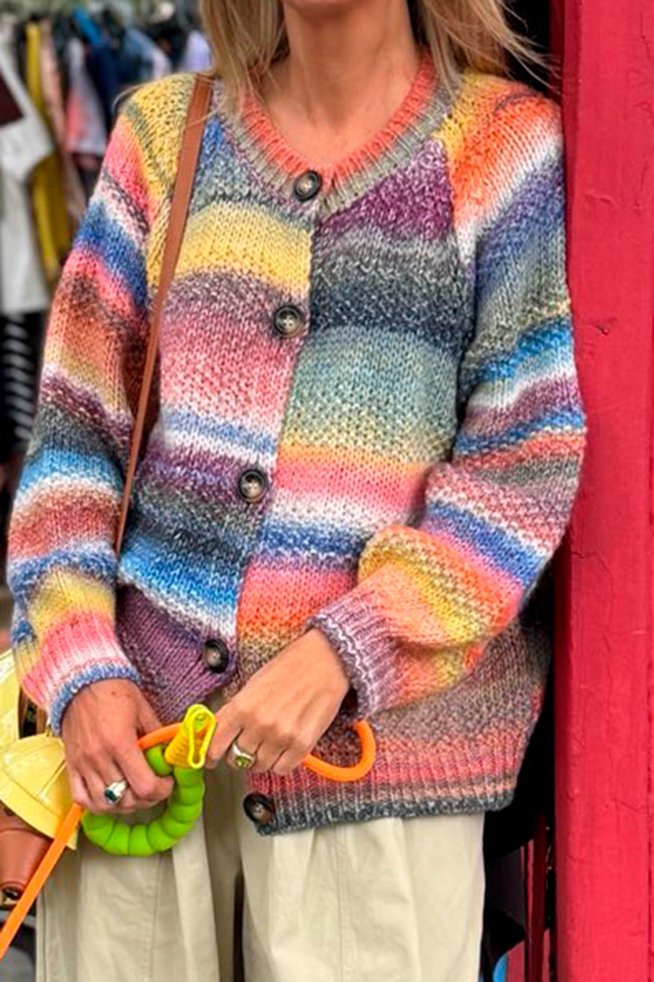 Lollys Laundry PadovaLL Cardigan Knit Cardigan 70 Multi