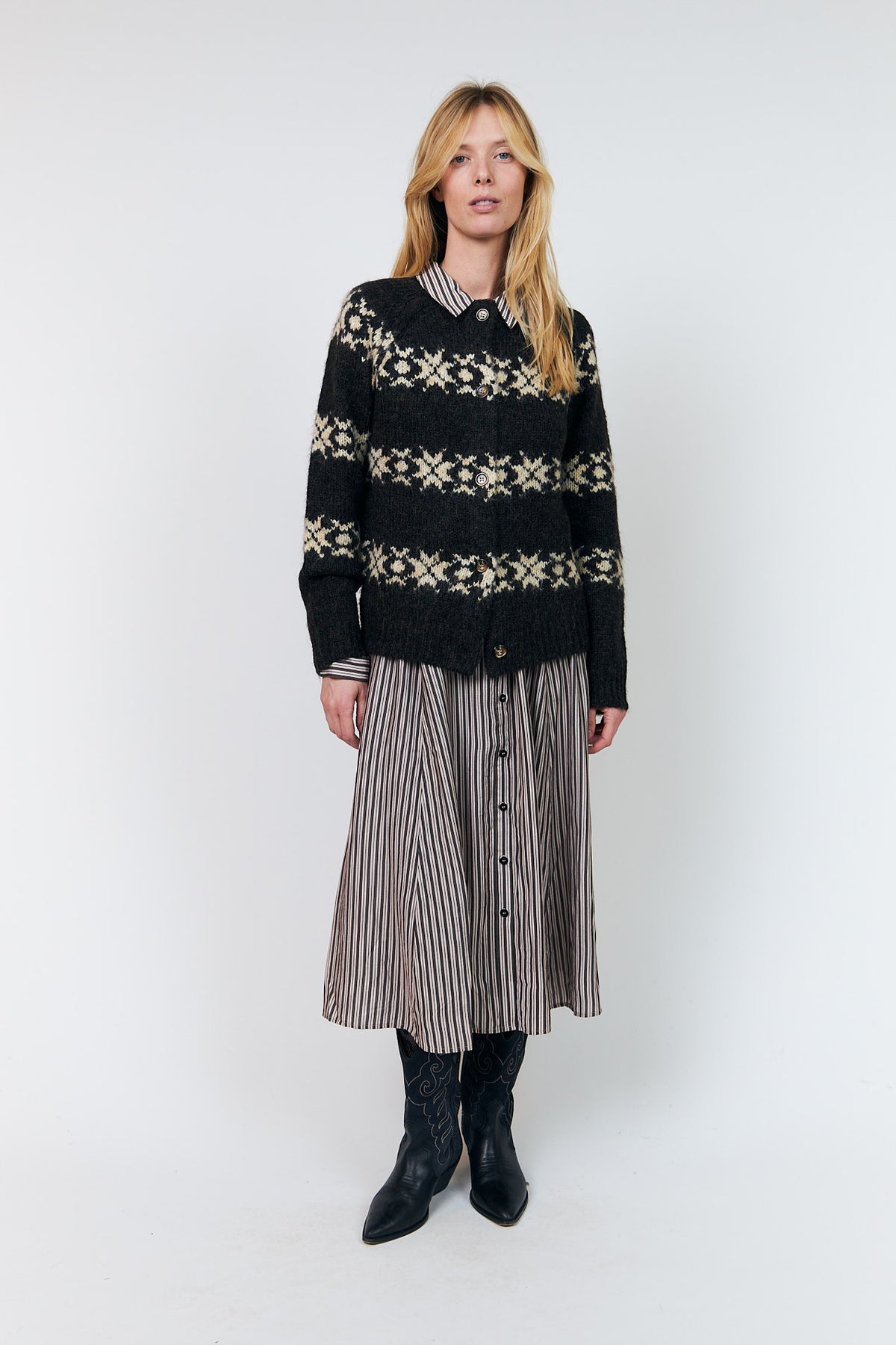 PadovaLL Cardigan Knit - Dark Mokka