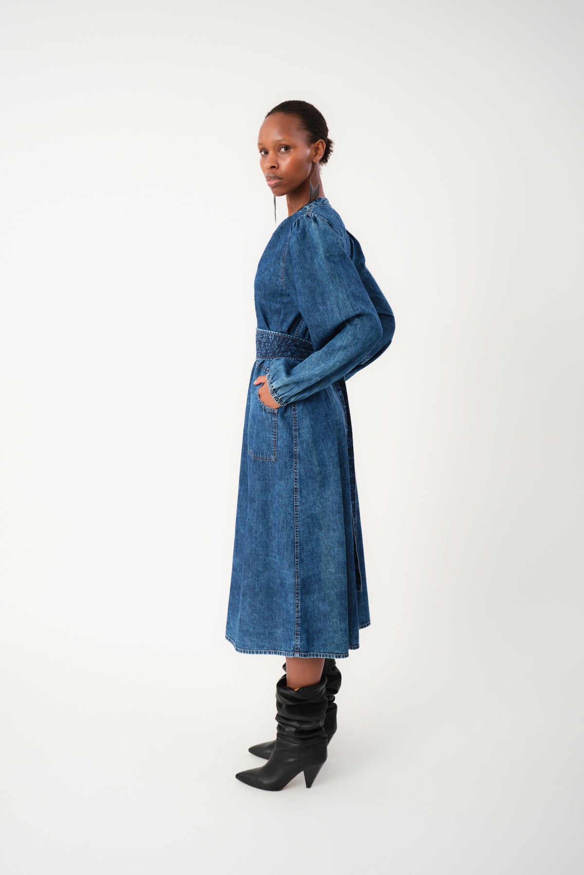 Lollys Laundry ParisLL Midi Dress Dress 20 Blue